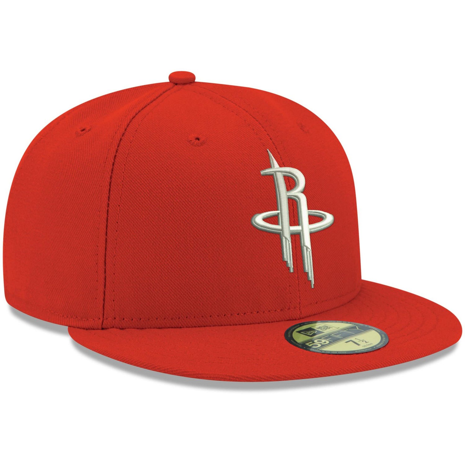 New Era Houston Rockets Official Team Color 59FIFTY Fitted Hat                                                                   - view number 3