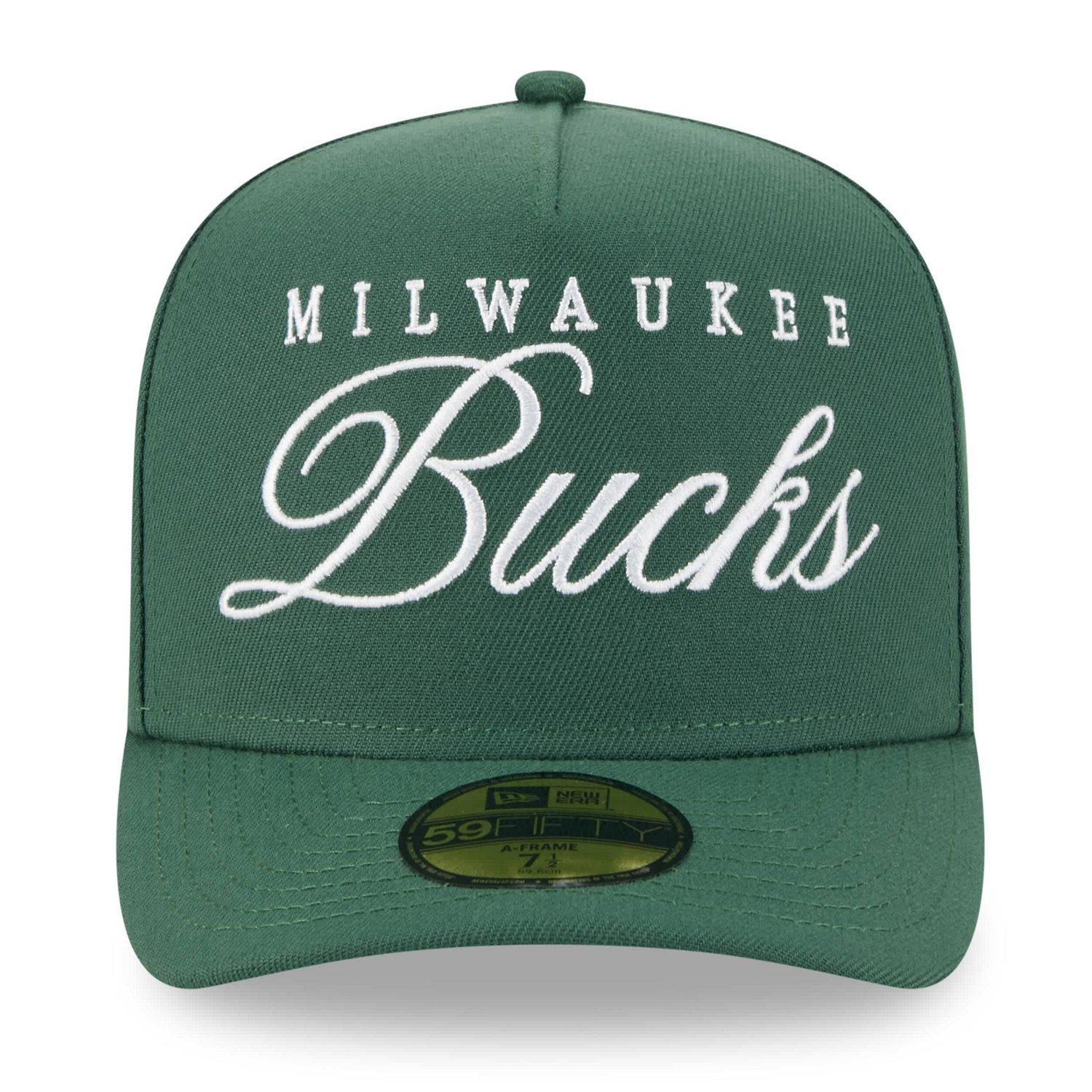 New Era Hunter Milwaukee Bucks 2025 NBA Draft A-Frame 59FIFTY Fitted Hat - view number 2
