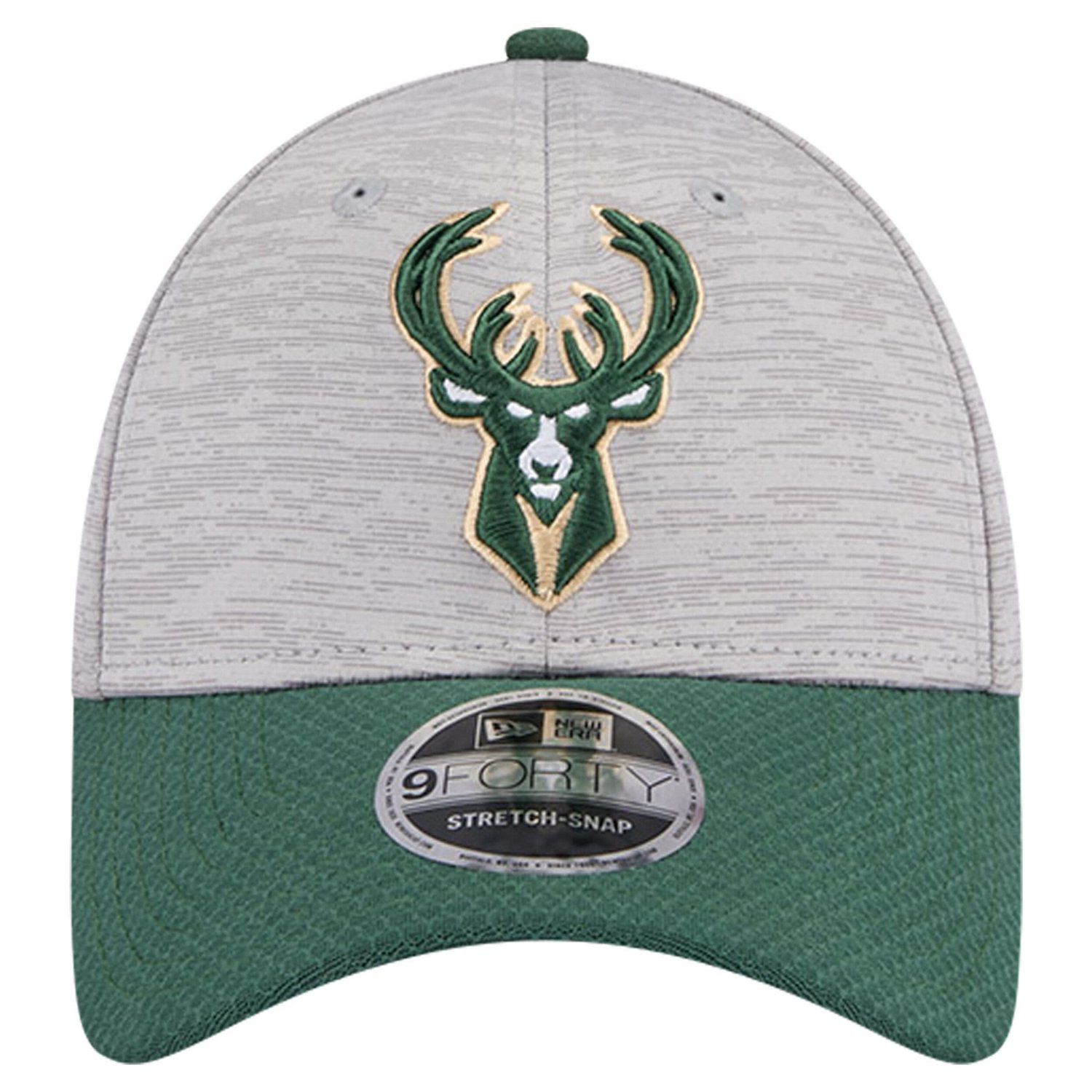 New Era Hunter Milwaukee Bucks Active Digi-Tech Two-Tone 9FORTY Adjustable Hat