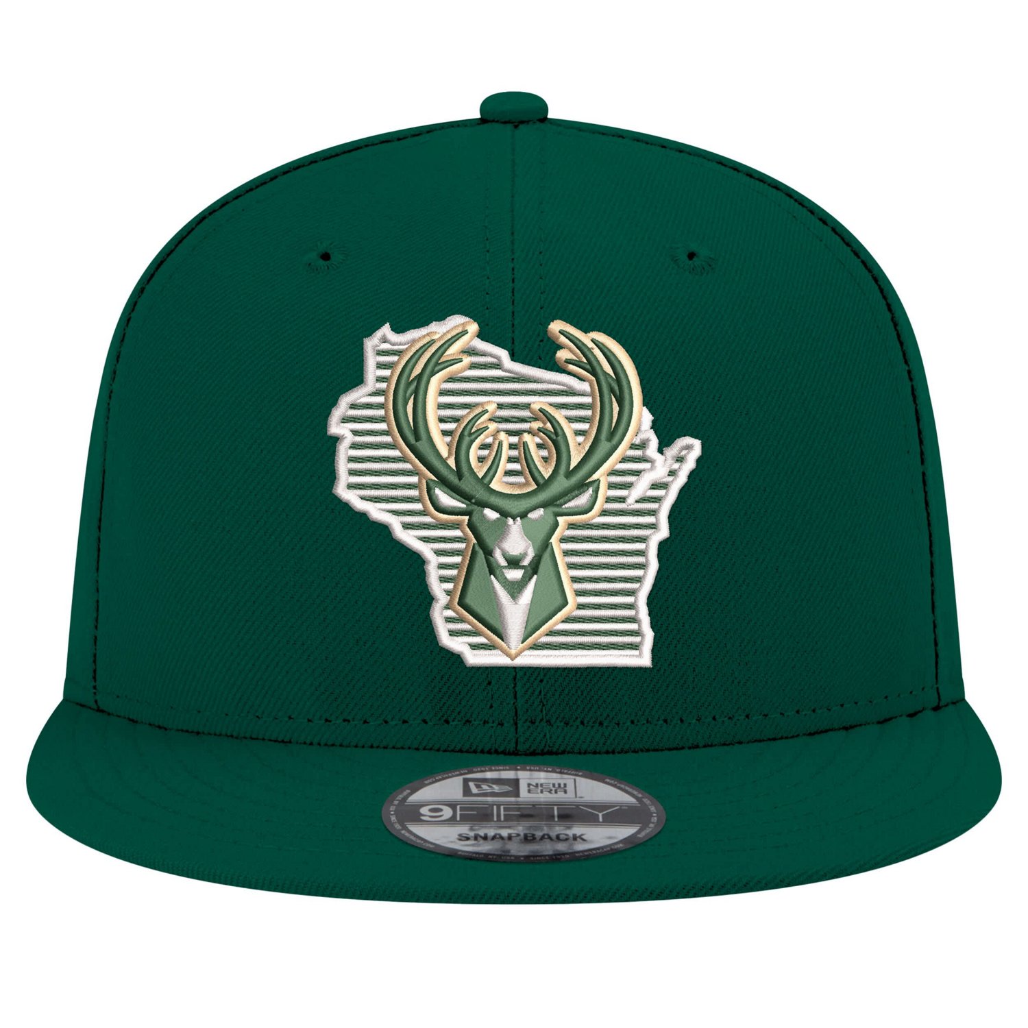 New Era Hunter Milwaukee Bucks State Pride 9FIFTY Snapback Hat - view number 2