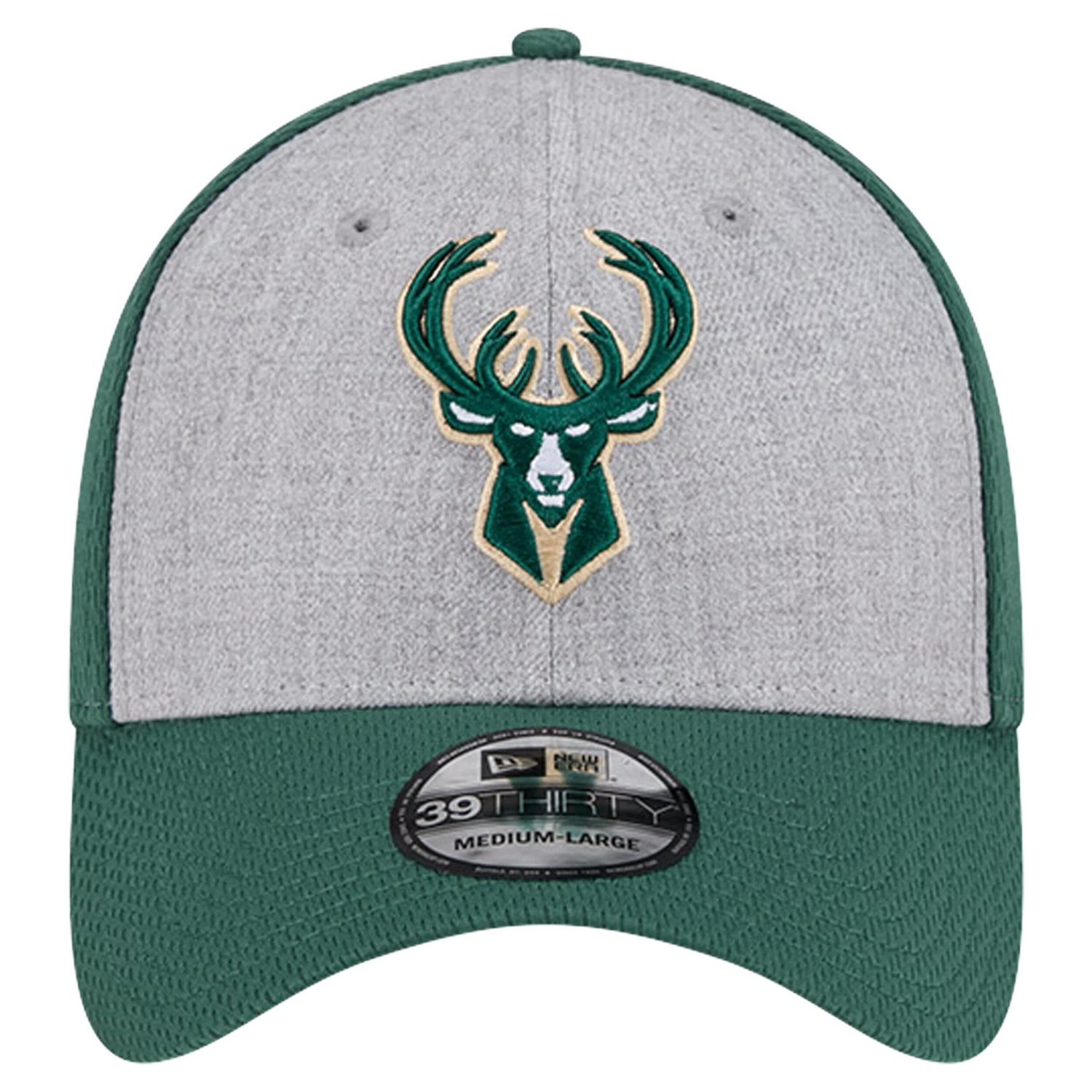 New Era Hunter Milwaukee Bucks Two-Tone 39THIRTY Flex Hat