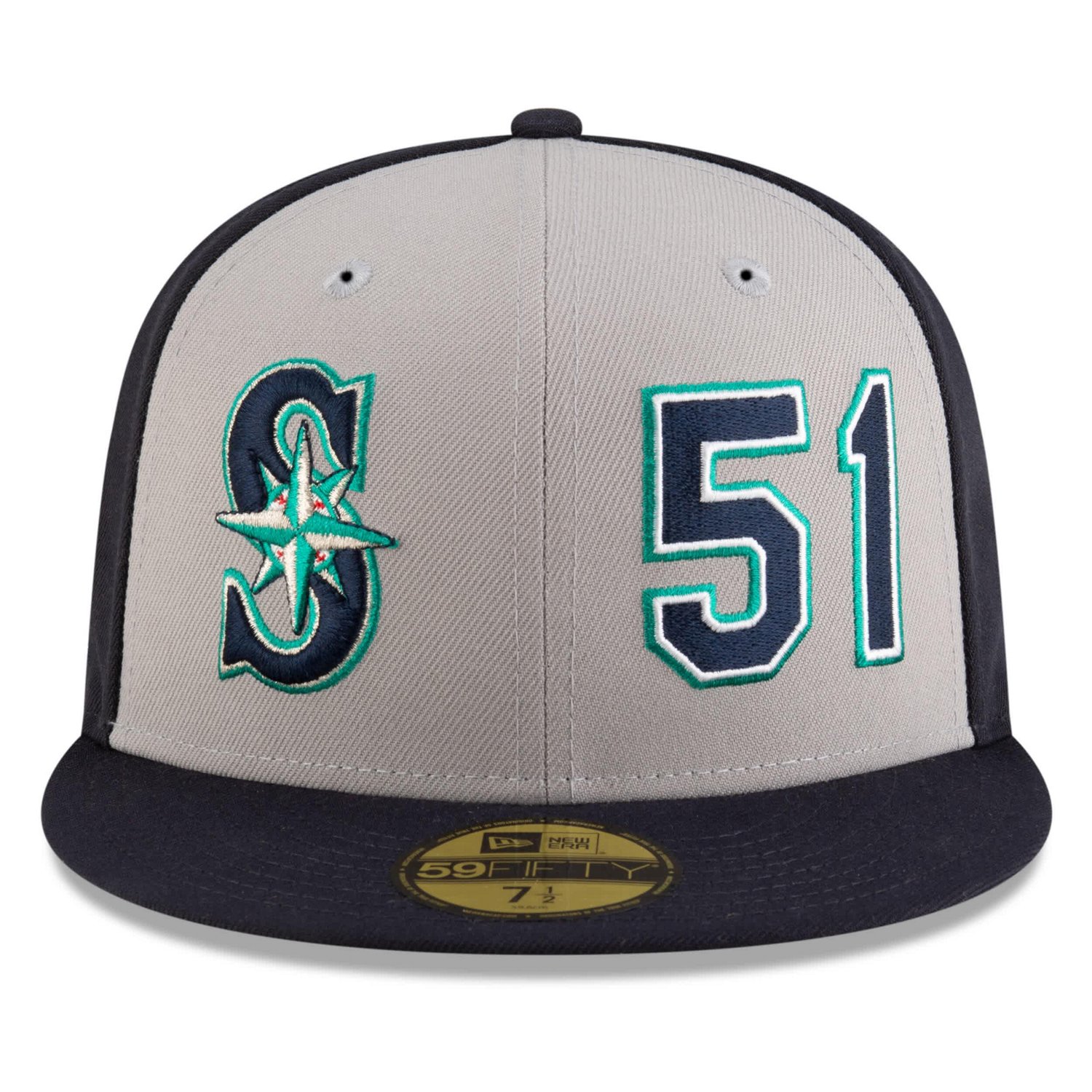 New Era Ichiro Suzuki Gray Seattle Mariners 2025 Baseball Hall of Fame 59FIFTY Fitted Hat - view number 2