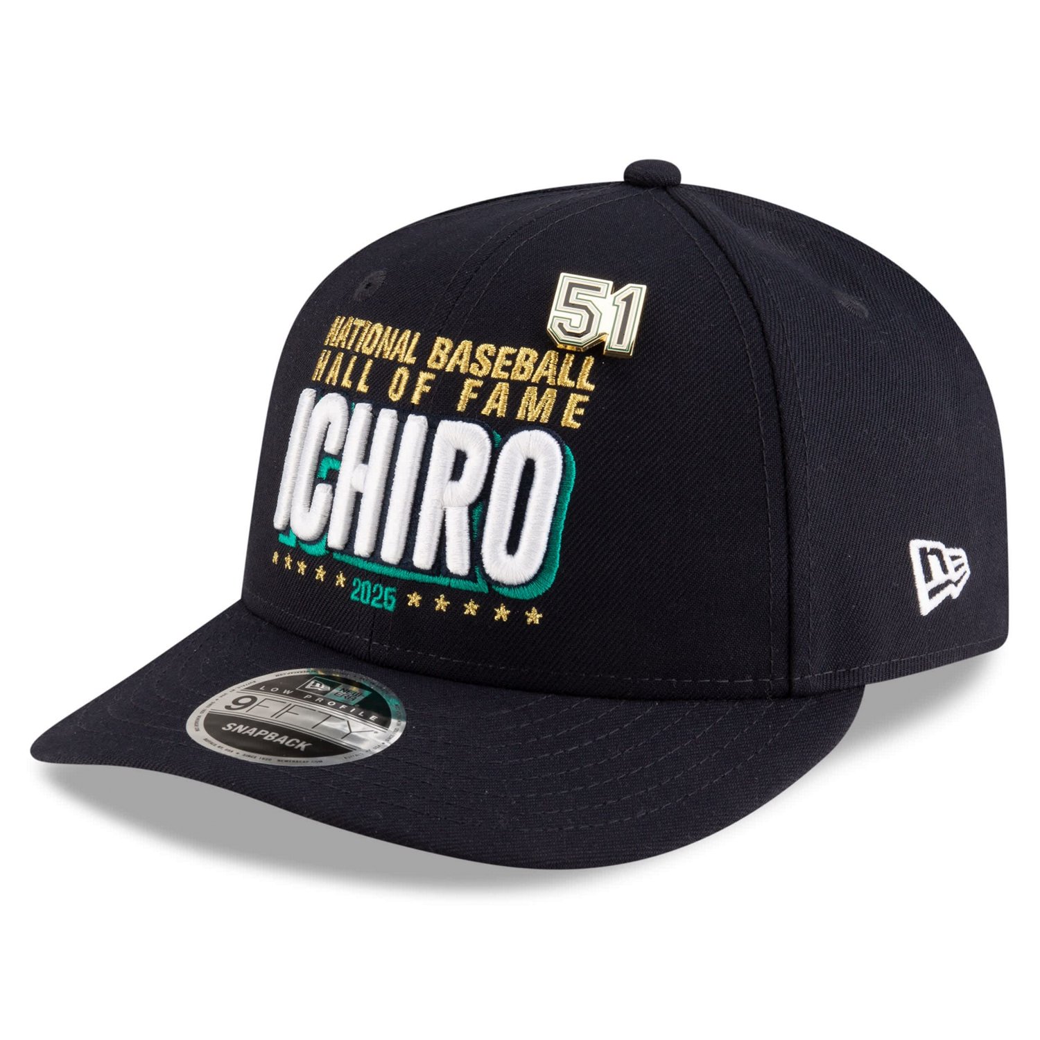 New Era Ichiro Suzuki Seattle Mariners 2025 Baseball Hall of Fame Low Profile 9FIFTY Snapback Hat - view number 3