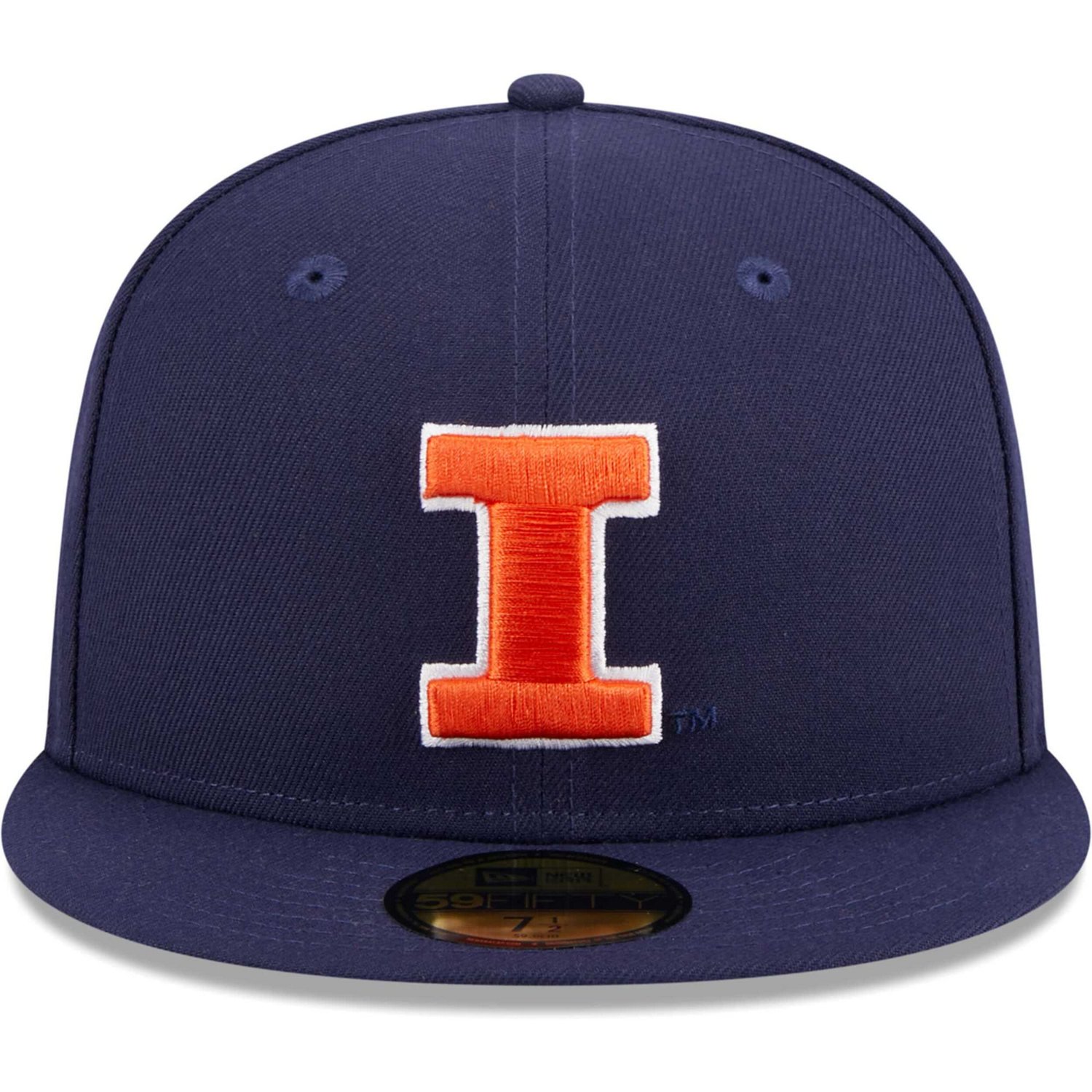 New Era Illinois Fighting Illini Evergreen 59FIFTY Fitted Hat                                                                    - view number 2