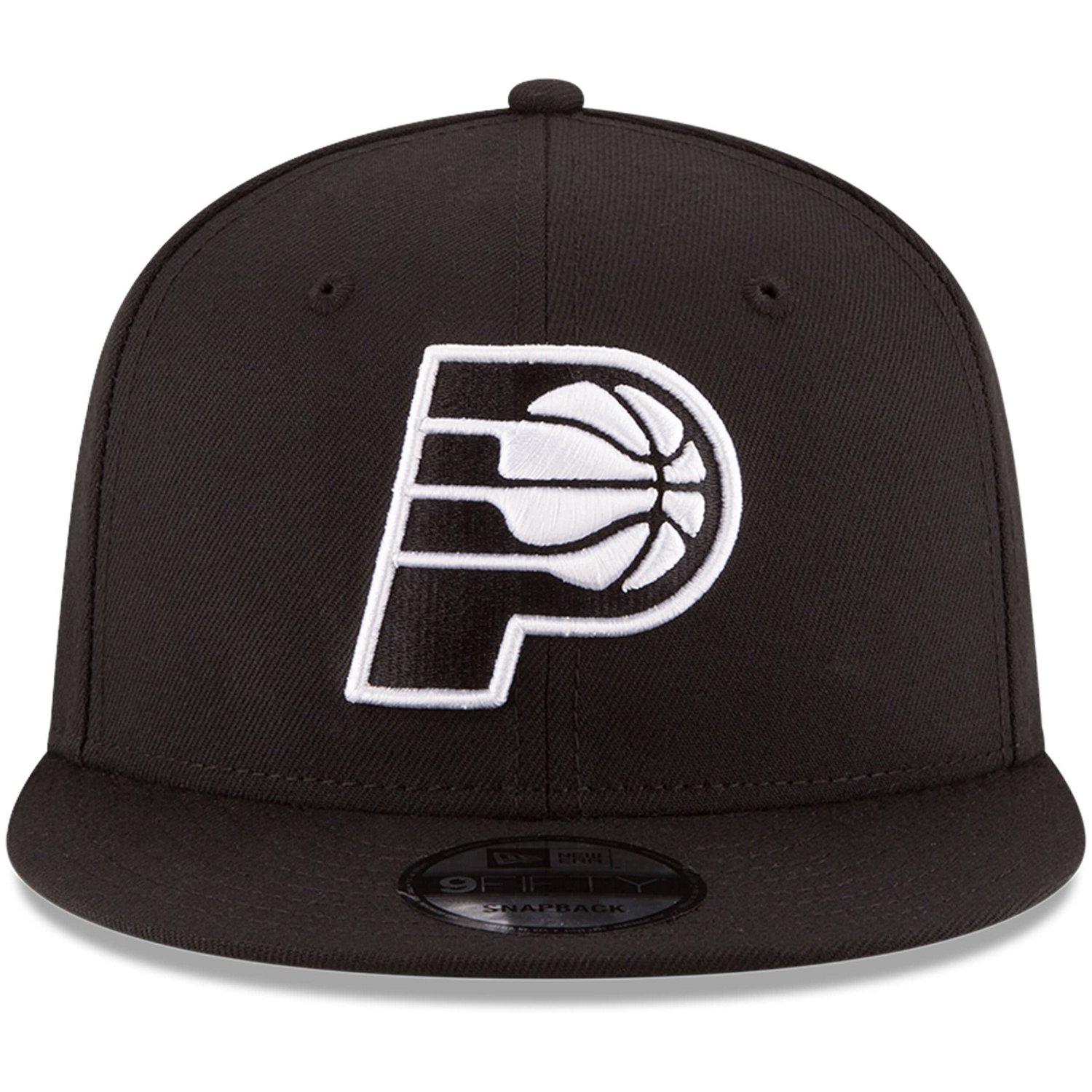 New Era Indiana Pacers  White Logo 9FIFTY Adjustable Snapback Hat - view number 2