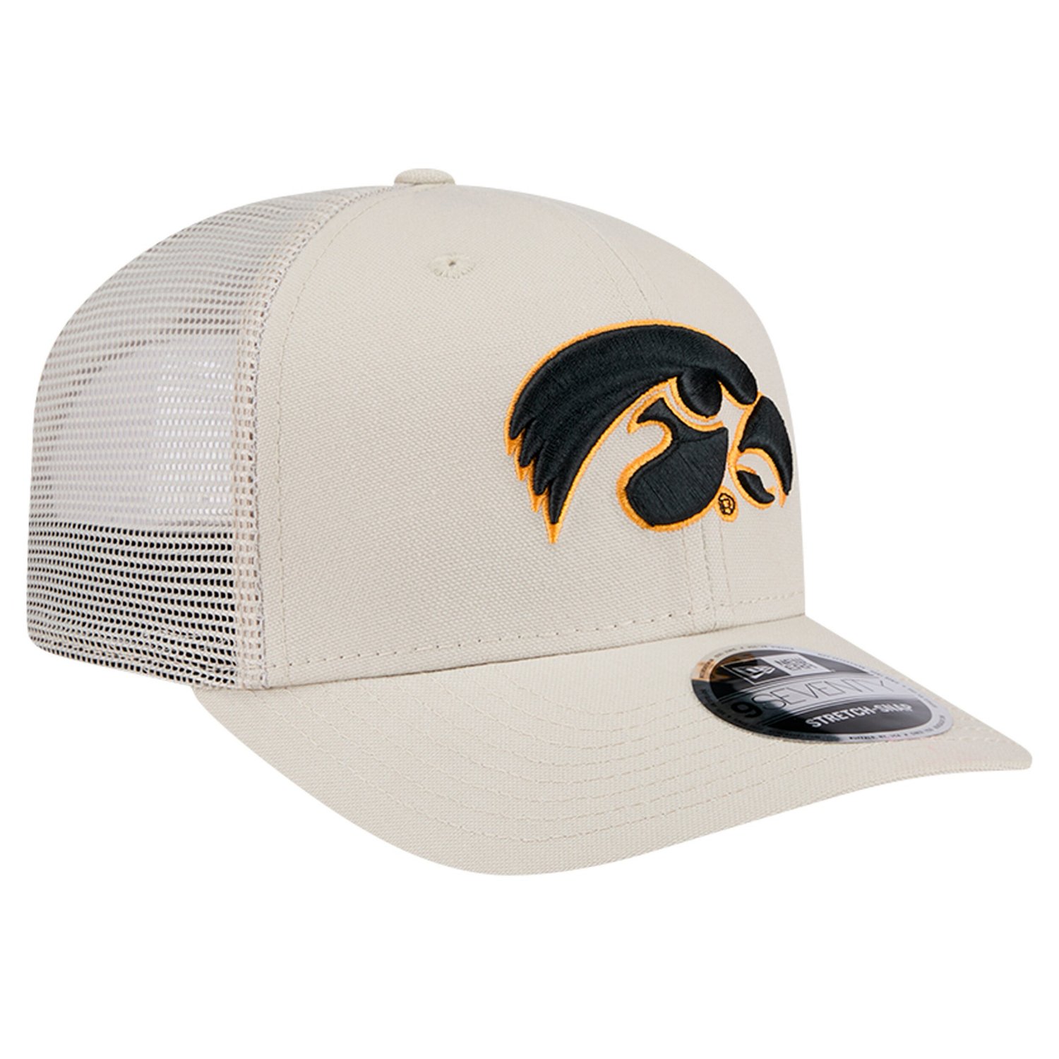 New Era Iowa Hawkeyes Canvas 9SEVENTY Stretch-Snap Adjustable Hat - view number 3
