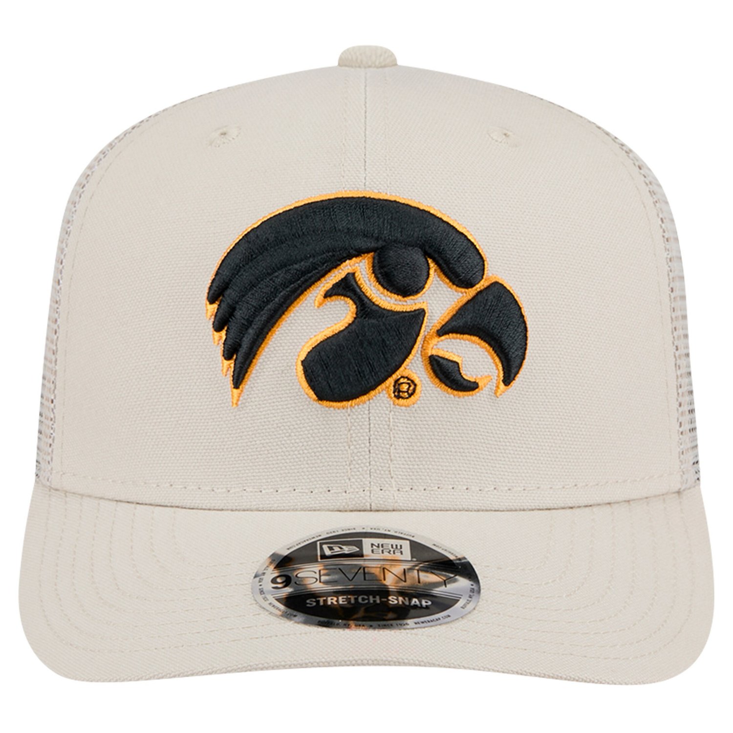 New Era Iowa Hawkeyes Canvas 9SEVENTY Stretch-Snap Adjustable Hat - view number 2