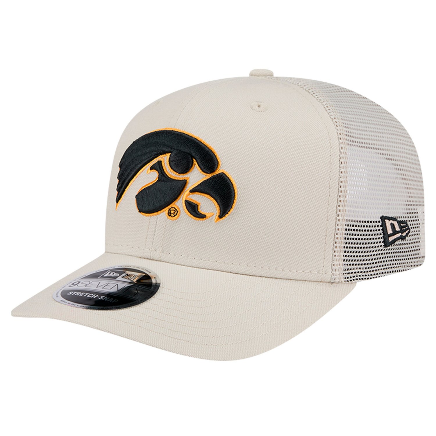 New Era Iowa Hawkeyes Canvas 9SEVENTY Stretch-Snap Adjustable Hat