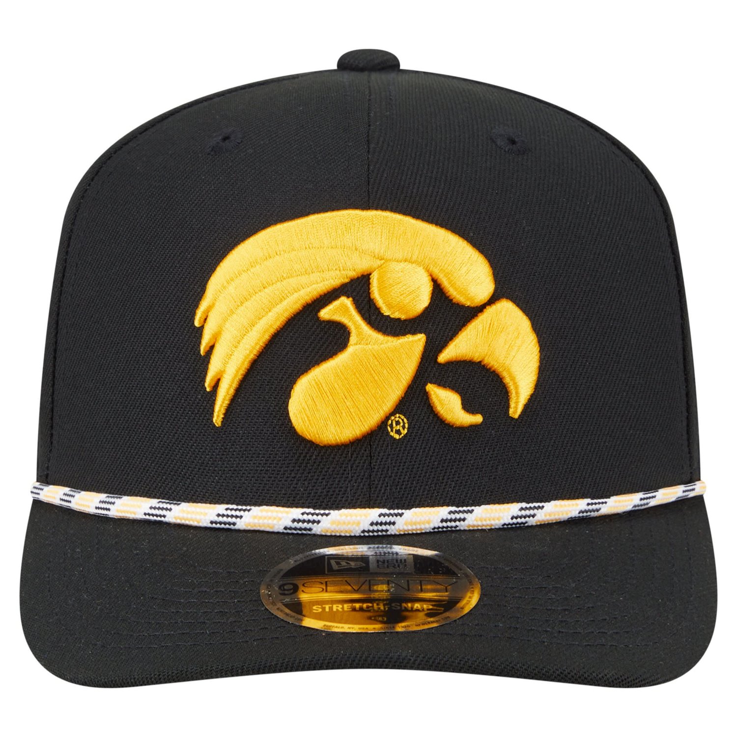 New Era Iowa Hawkeyes Game Day Multi-Rope 9SEVENTY Stretch-Snap Hat