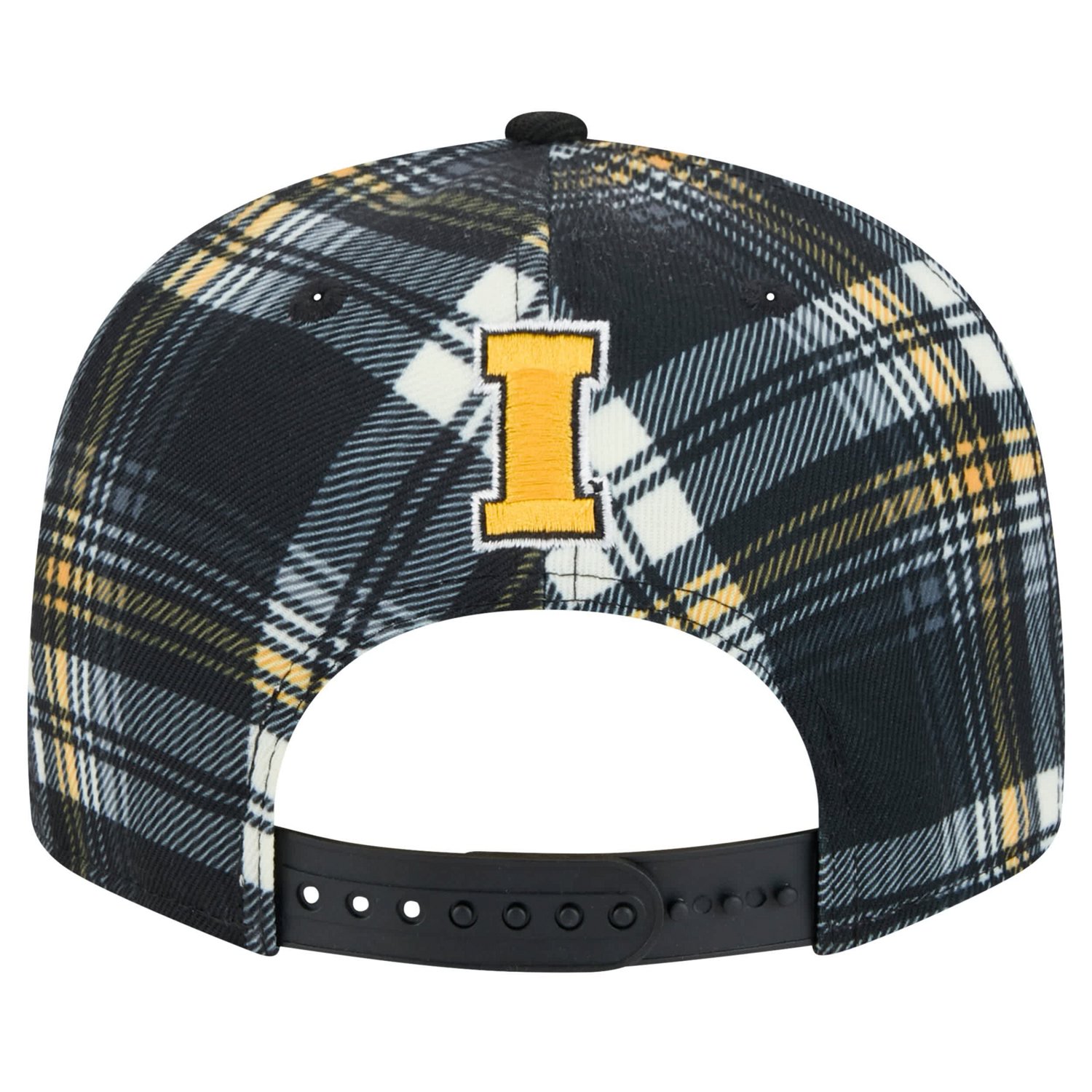 New Era Iowa Hawkeyes Plaid 9FIFTY Snapback Hat