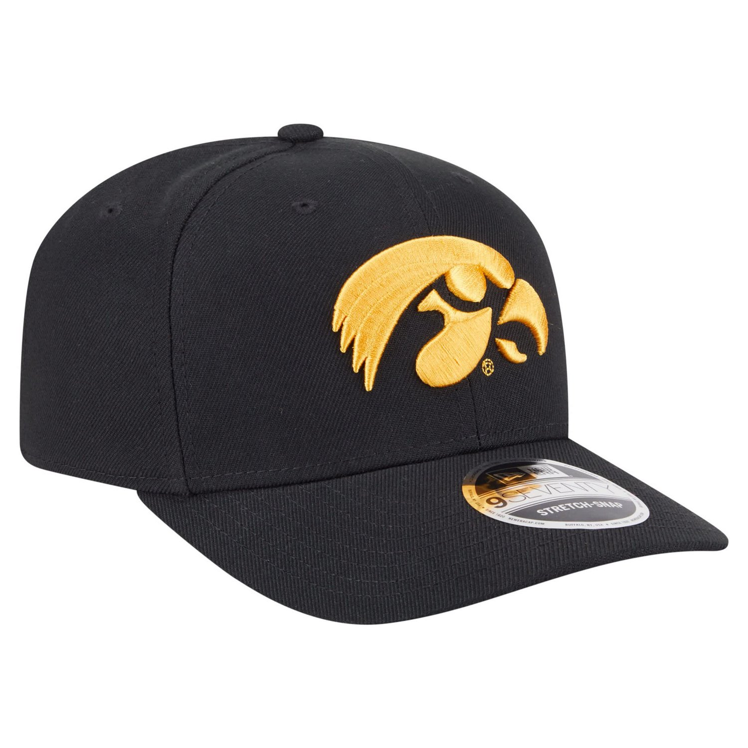 New Era Iowa Hawkeyes Team Collective 9SEVENTY Stretch-Snap Adjustable Hat - view number 3