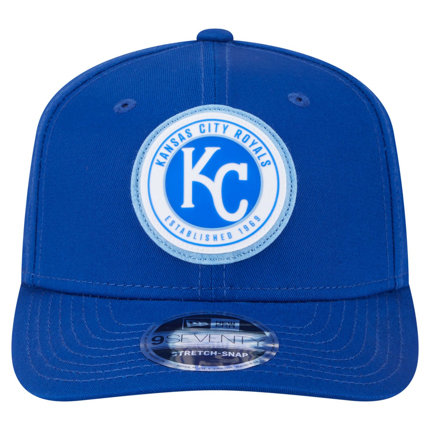 New Era Kansas City s Circle Patch 9SEVENTY Stretch-Snap Hat