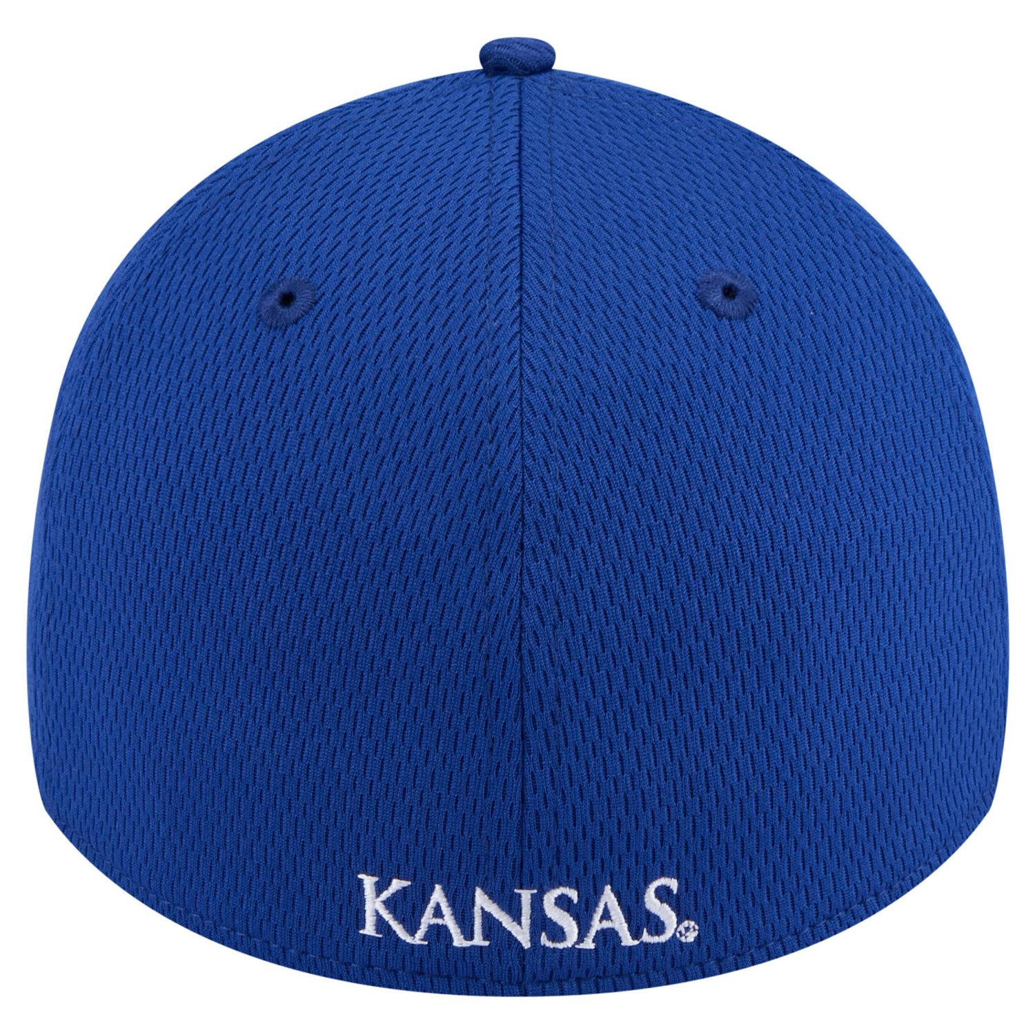 New Era Kansas Jayhawks Active Slash Sides 39THIRTY Flex Hat - view number 4