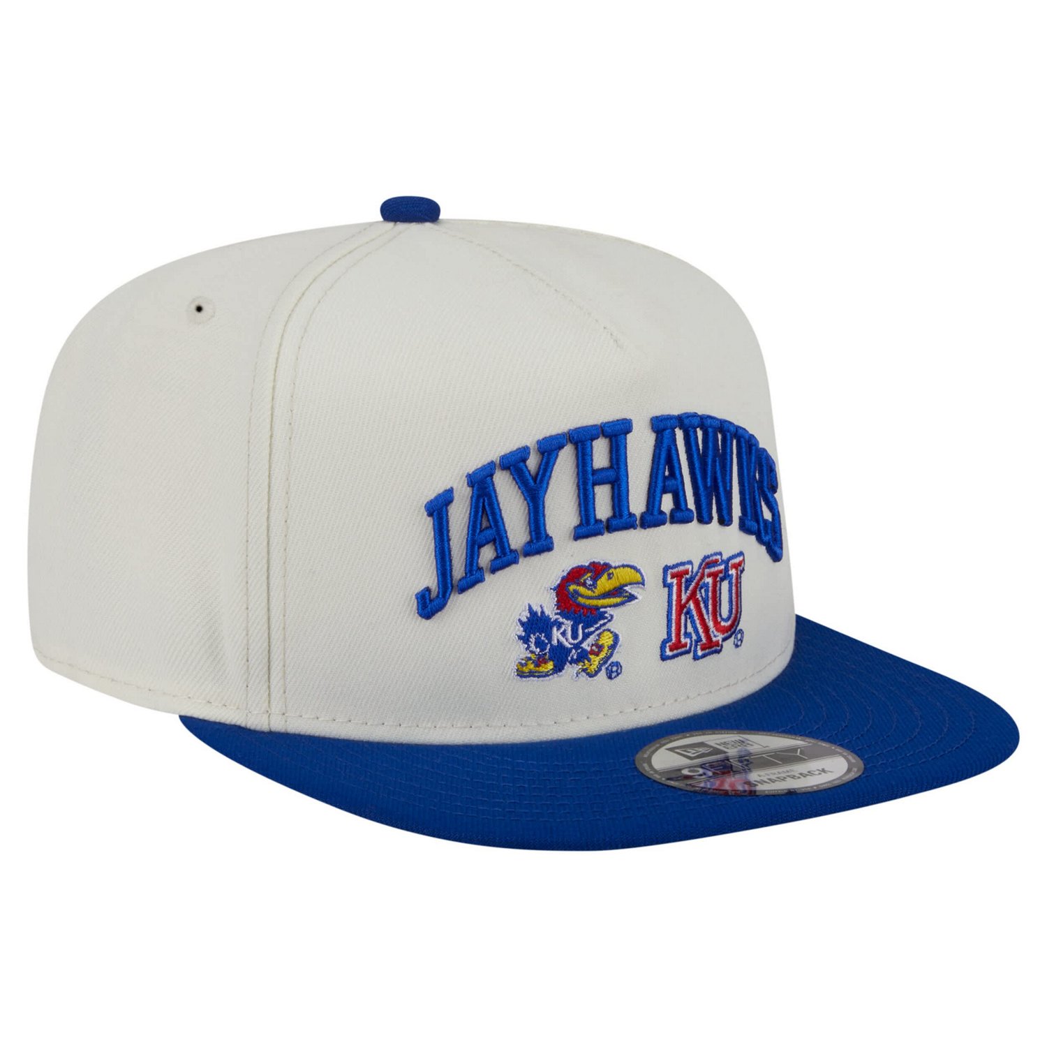 New Era Kansas Jayhawks Collegiate 9FIFTY A-Frame Snapback Hat - view number 3