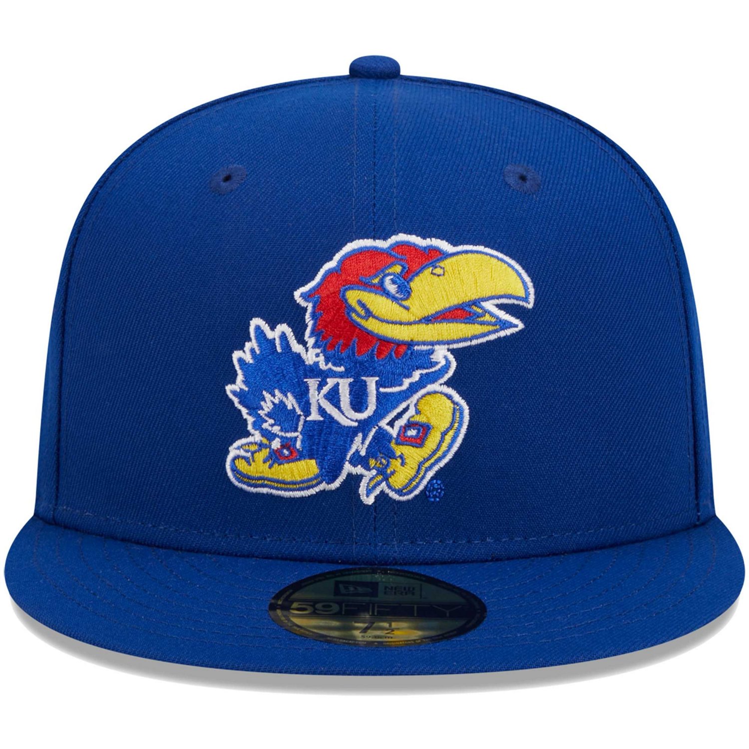 New Era Kansas Jayhawks Evergreen 59FIFTY Fitted Hat                                                                             - view number 2