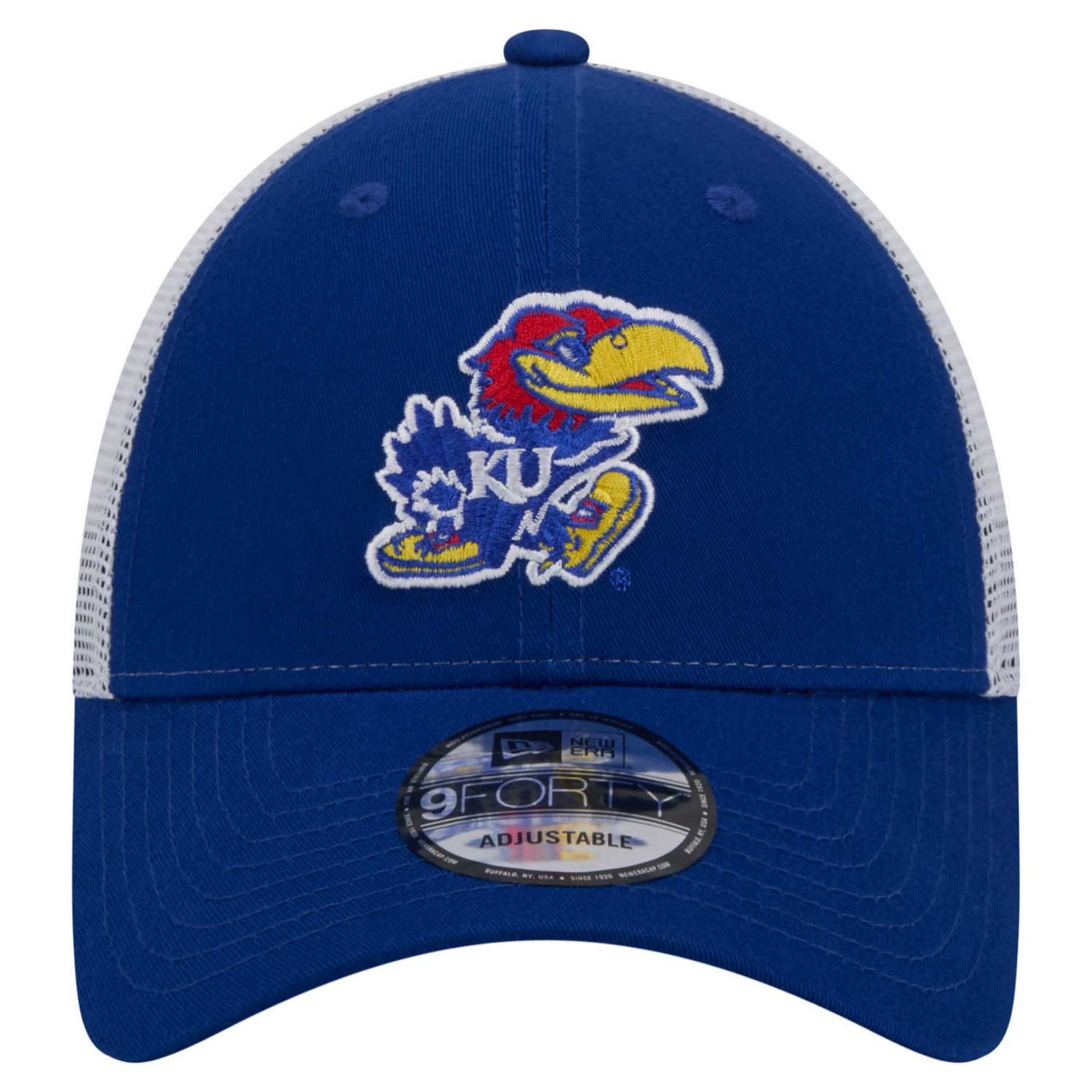 New Era Kansas Jayhawks Trucker 9FORTY Adjustable Hat - view number 2
