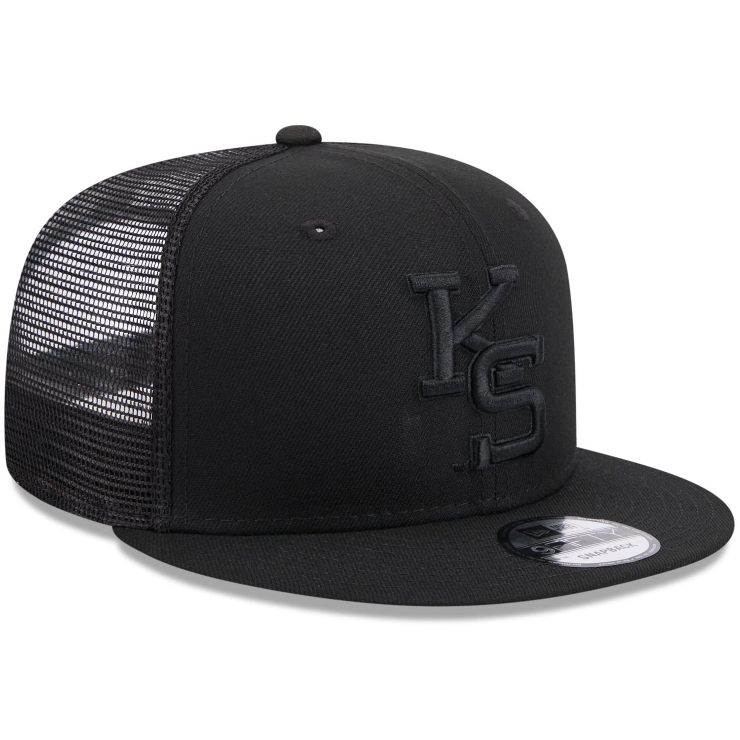 New Era Kansas State Wildcats on 9FIFTY Trucker Snapback Hat - view number 3
