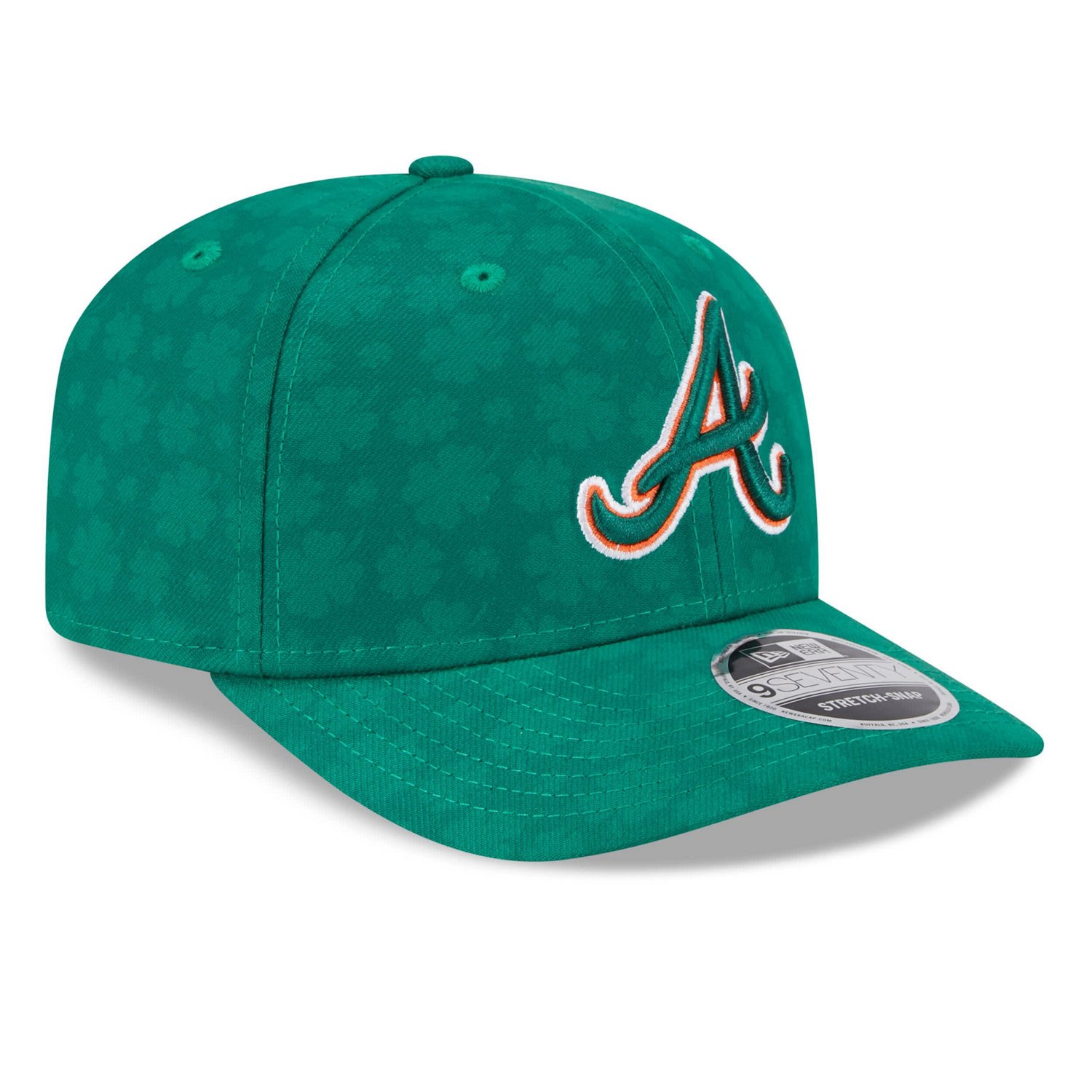 New Era Kelly Atlanta Braves St Patrick's Day 9SEVENTY Adjustable Hat