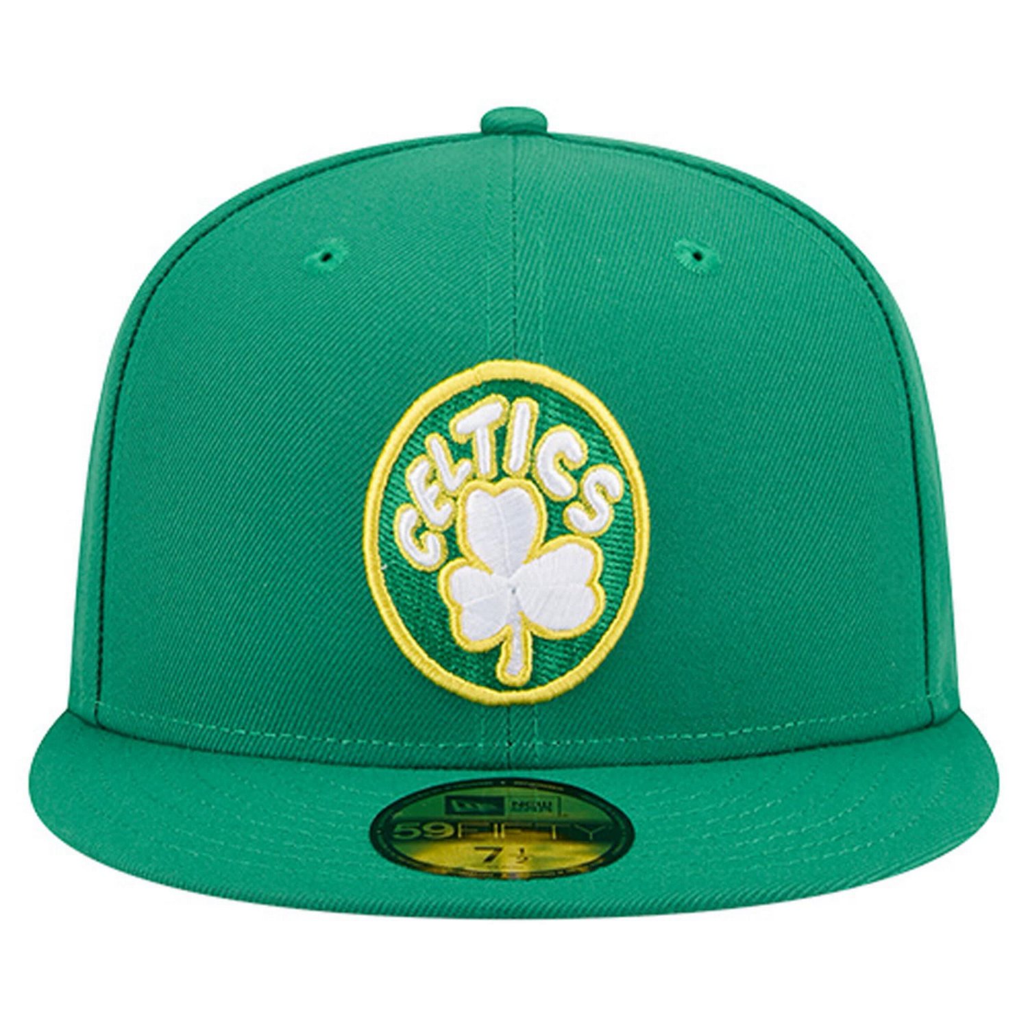New Era Kelly Boston Celtics Core Logo 59FIFTY Fitted Hat - view number 2