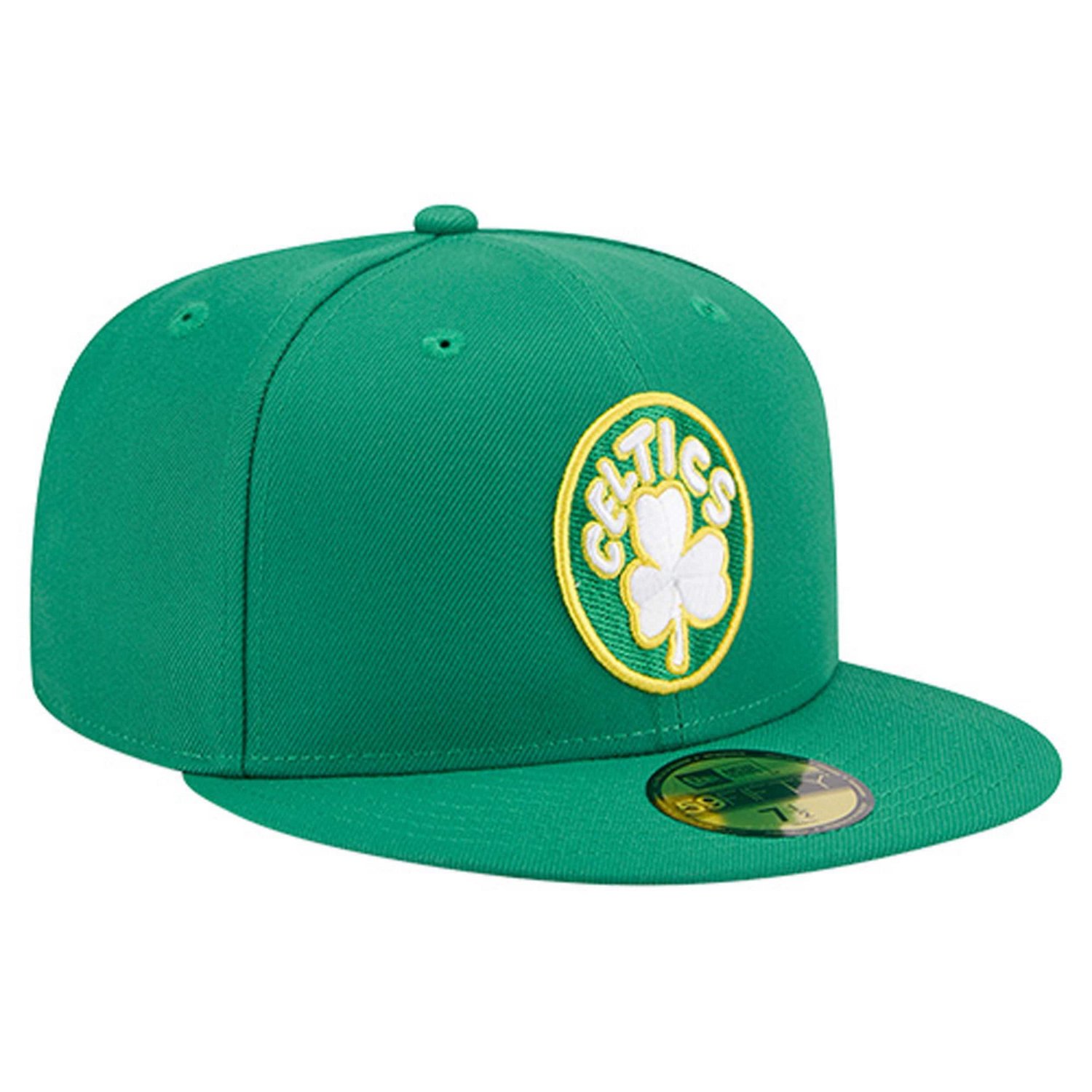 New Era Kelly Boston Celtics Core Logo 59FIFTY Fitted Hat - view number 3