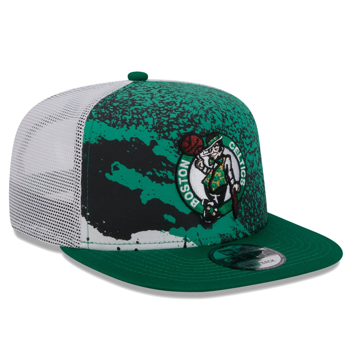New Era Kelly Boston Celtics Court Sport Speckle 9FIFTY Snapback Hat