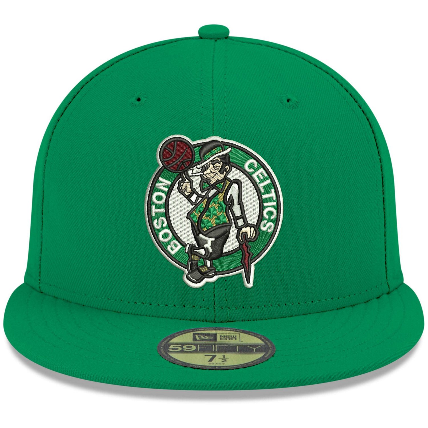 New Era Kelly Boston Celtics Official Team Color 59FIFTY Fitted Hat                                                              - view number 2