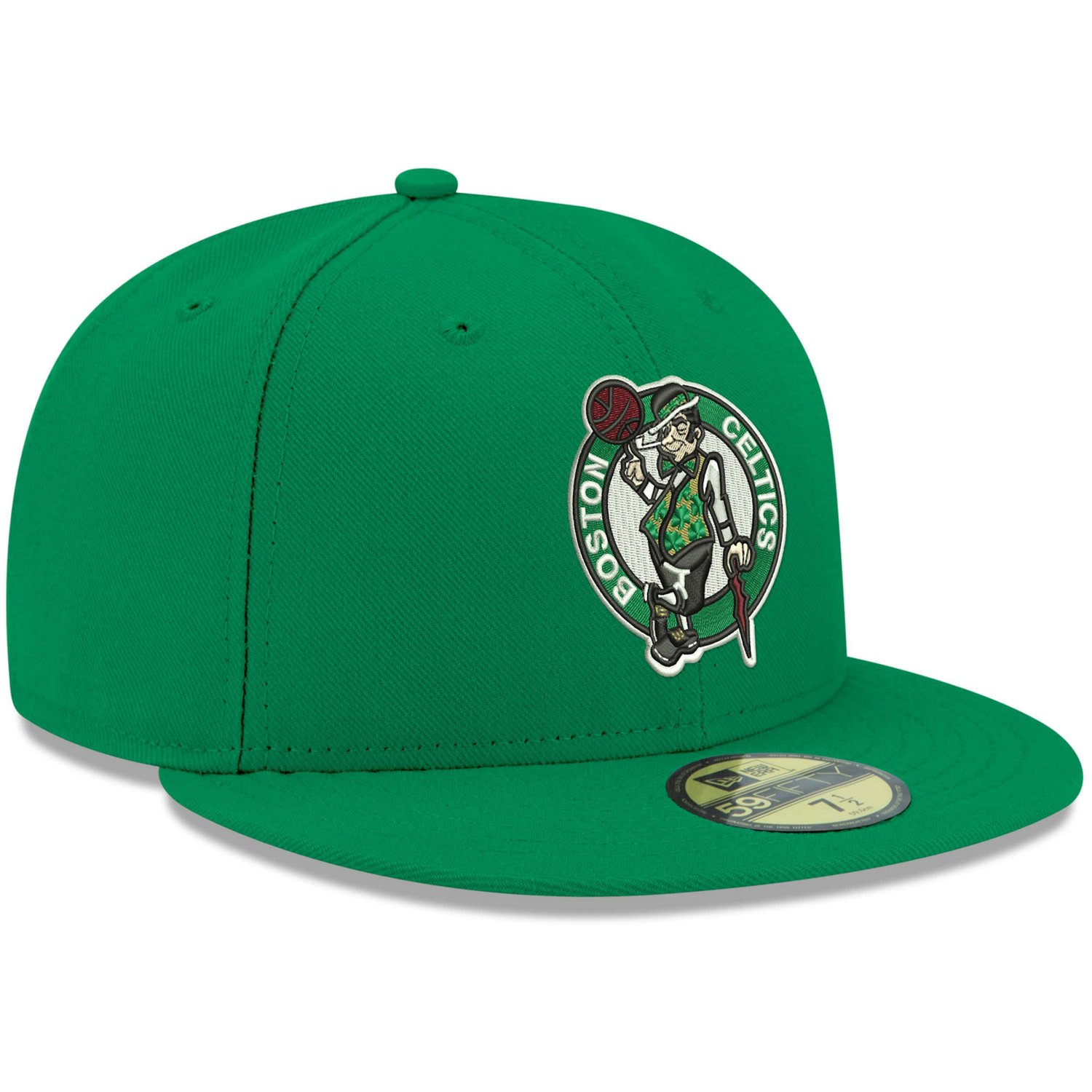New Era Kelly Boston Celtics Official Team Color 59FIFTY Fitted Hat                                                              - view number 3