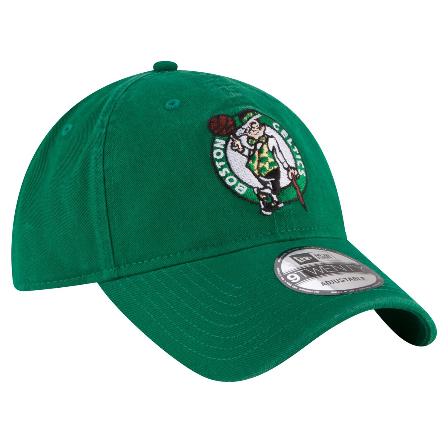 New Era Kelly Boston Celtics Team 20 9TWENTY Adjustable Hat - view number 3