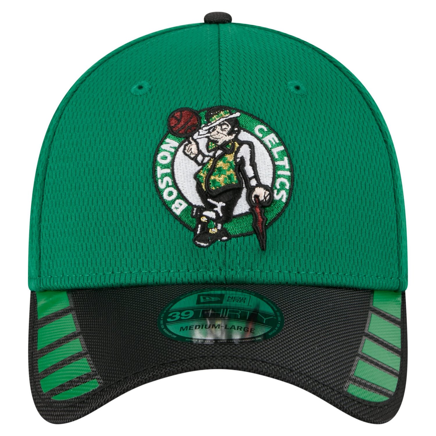 New Era Kelly Boston Celtics Visor Hit 39THIRTY Flex Hat - view number 2