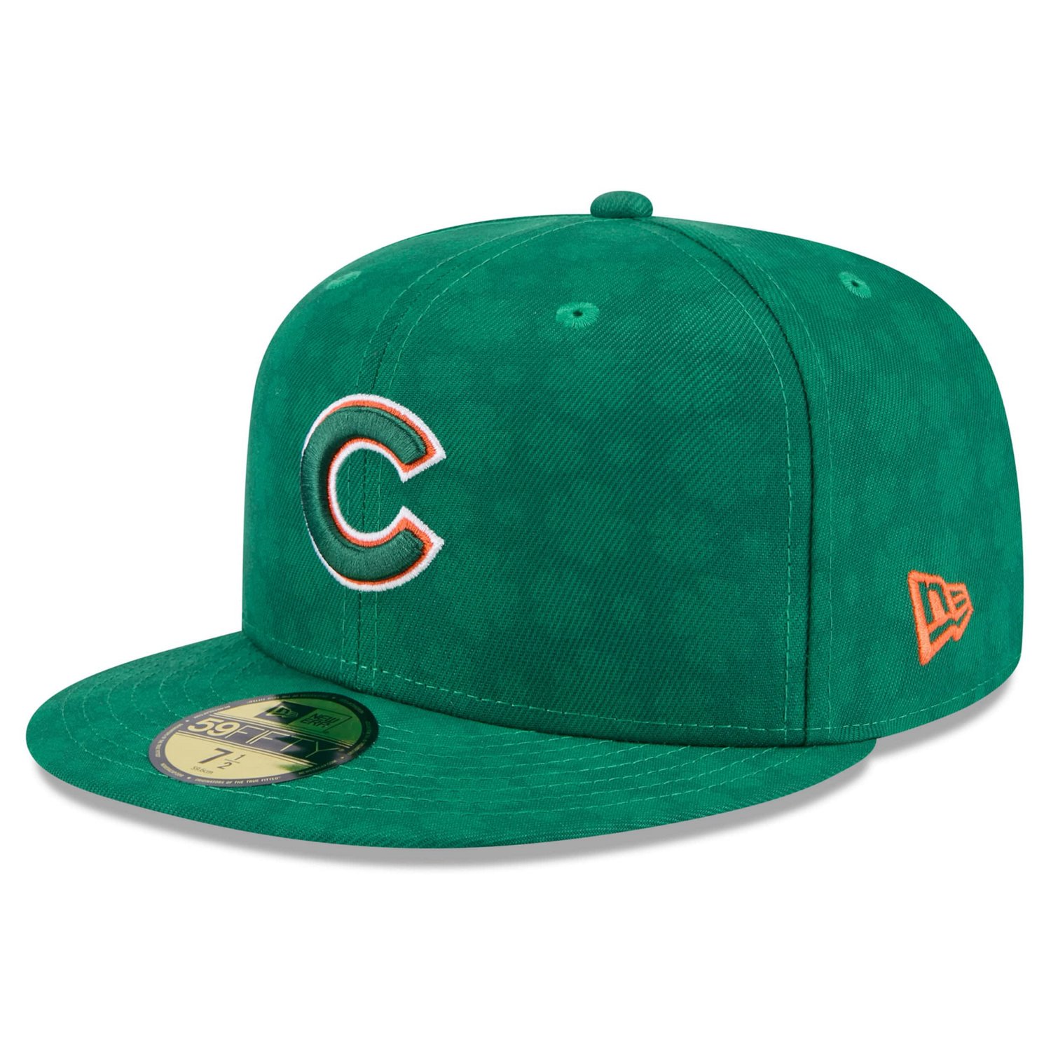 New Era Kelly Chicago Cubs St Patrick's Day 59FIFTY Fitted Hat                                                                   - view number 1