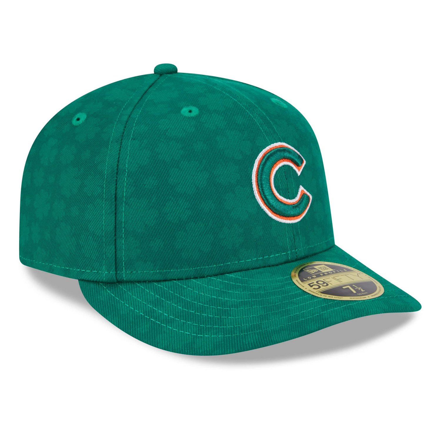 New Era Kelly Chicago Cubs St Patrick's Day Low Profile 59FIFTY Fitted Hat                                                       - view number 3