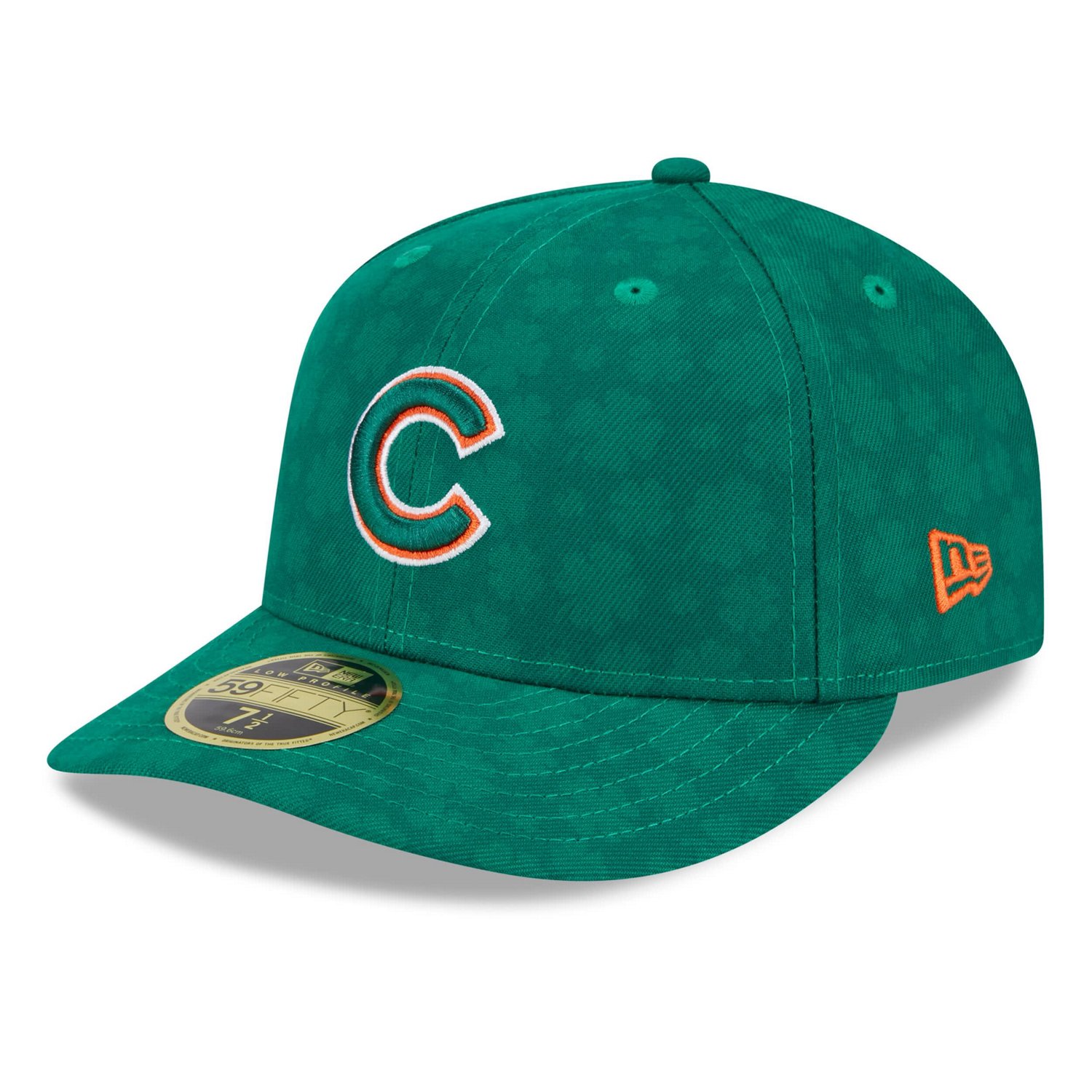 New Era Kelly Chicago Cubs St Patrick's Day Low Profile 59FIFTY Fitted Hat                                                       - view number 1