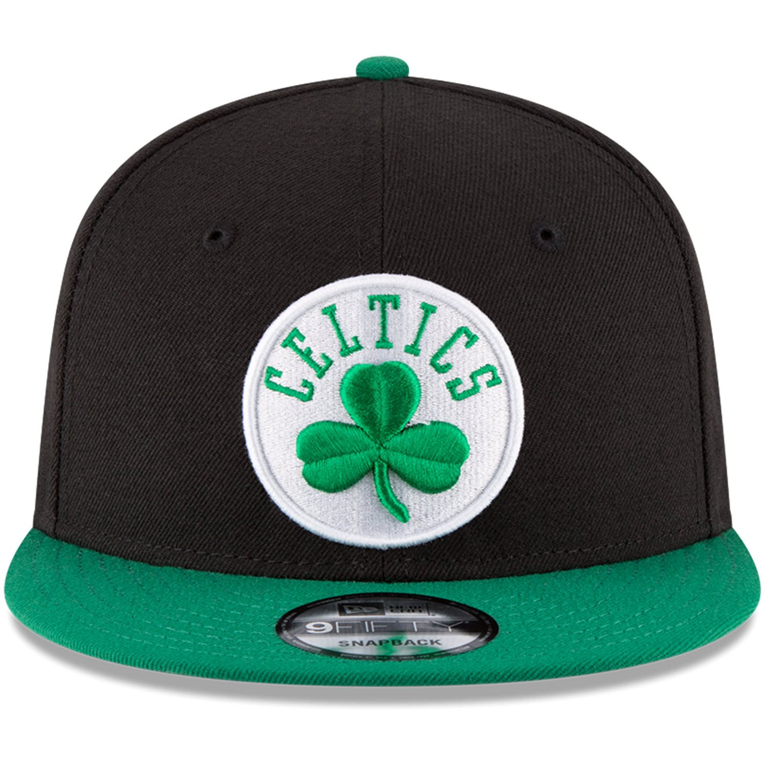 New Era Kelly Green Boston Celtics 2-Tone 9FIFTY Adjustable Snapback Hat - view number 2