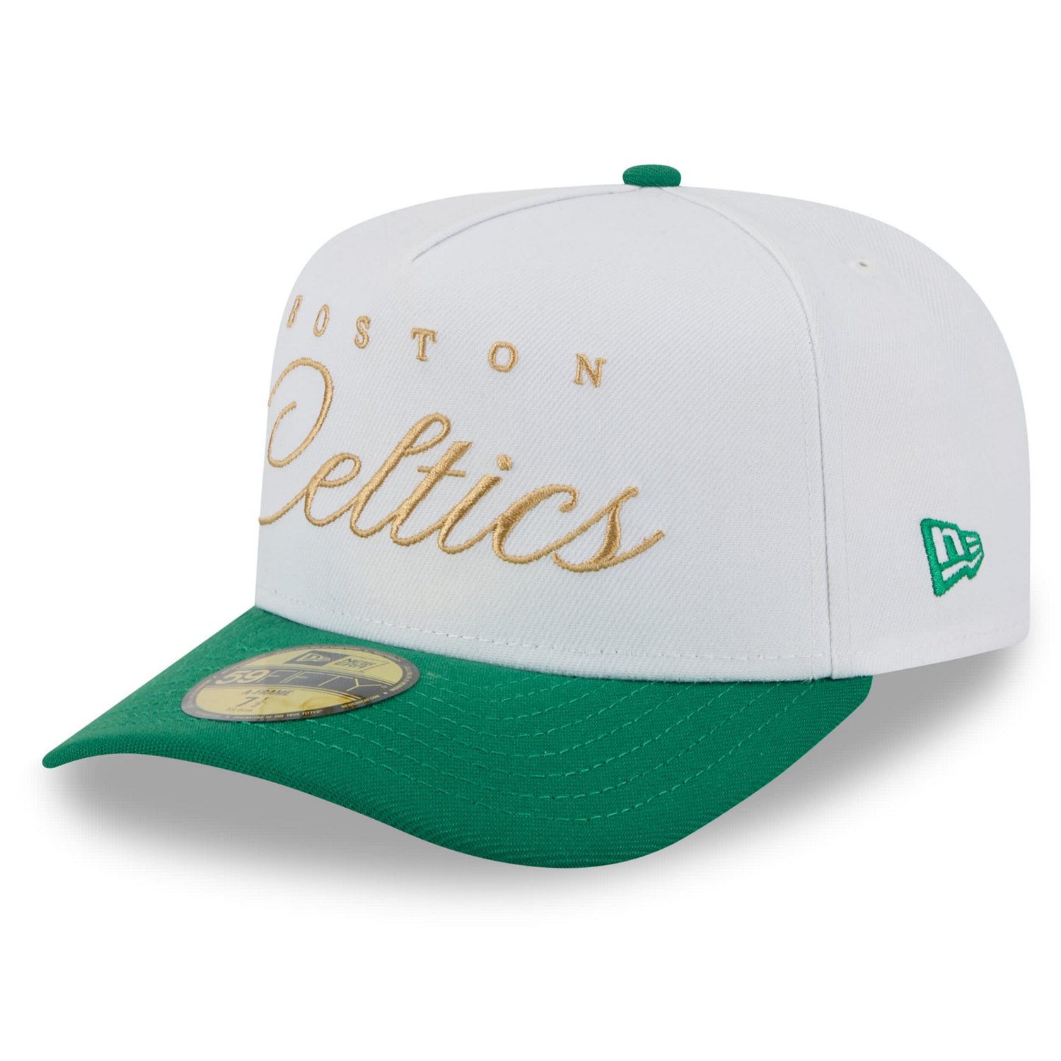 New Era Kelly Green Boston Celtics 2025 NBA Draft A-Frame 59FIFTY Fitted Hat - view number 3