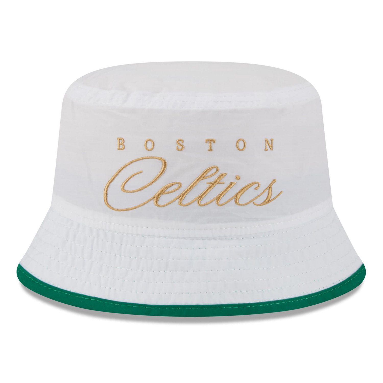 New Era Kelly Green Boston Celtics 2025 NBA Draft Nylon Bucket Hat - view number 2