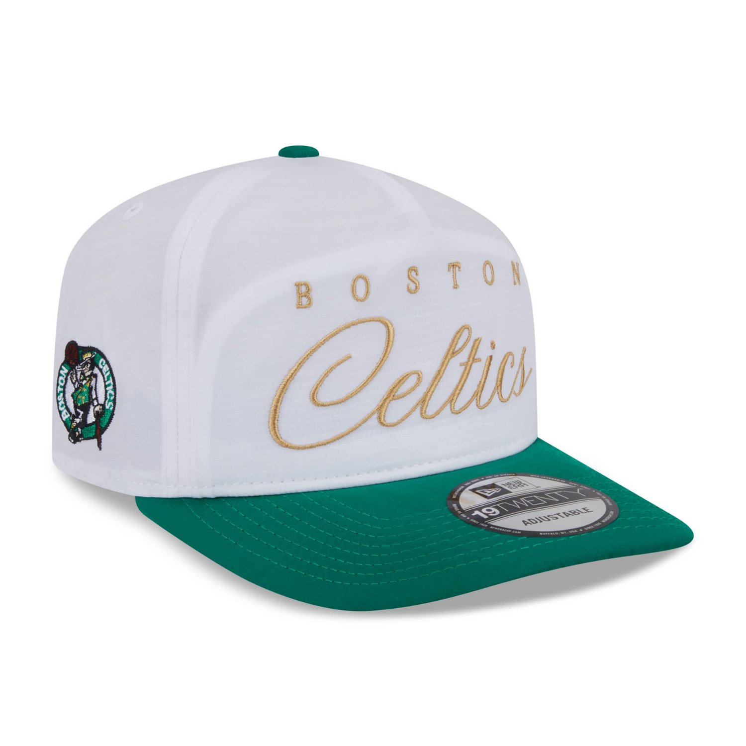New Era Kelly Green Boston Celtics 2025 NBA Draft On-Stage Nylon 19TWENTY Adjustable Hat