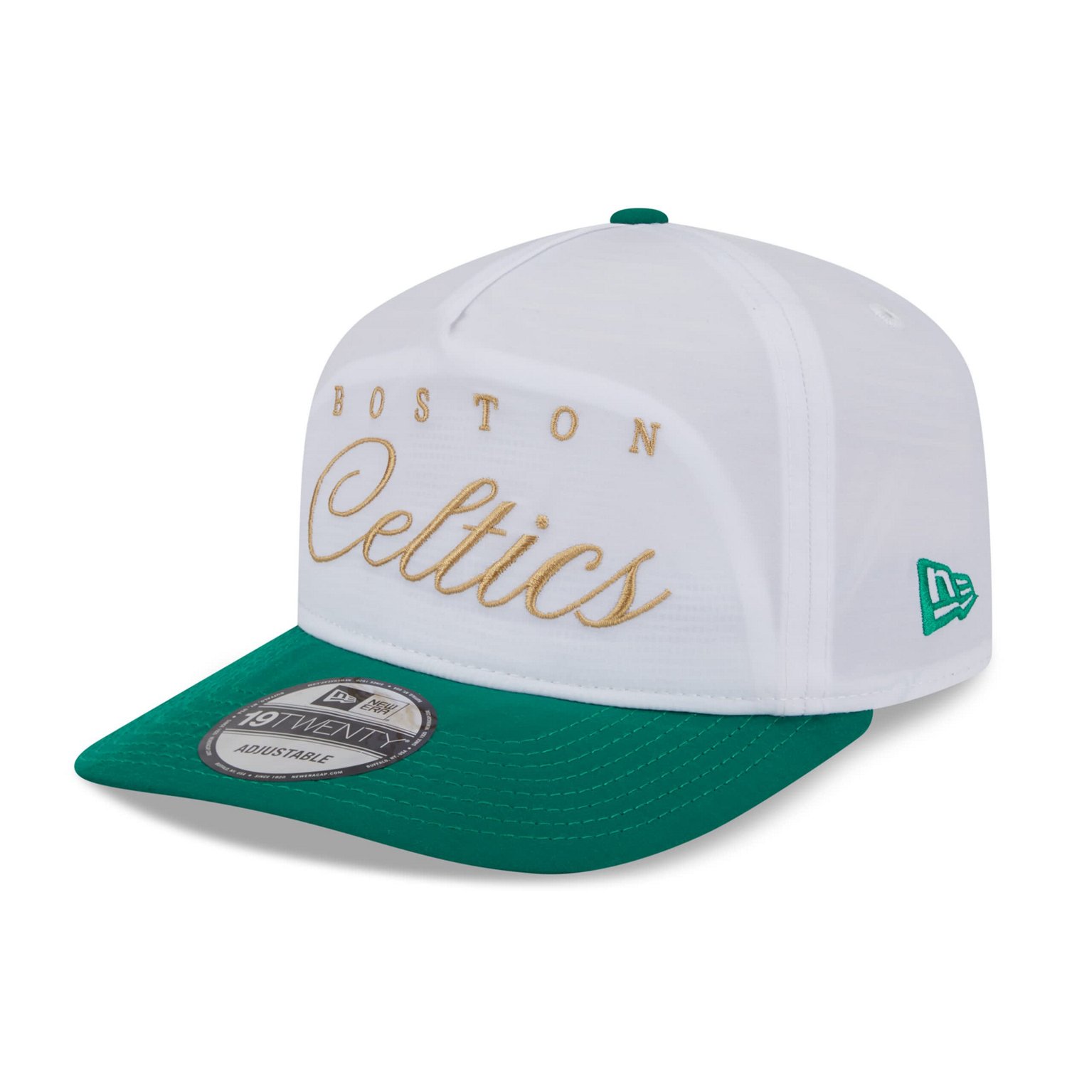 New Era Kelly Green Boston Celtics 2025 NBA Draft On-Stage Nylon 19TWENTY Adjustable Hat - view number 3