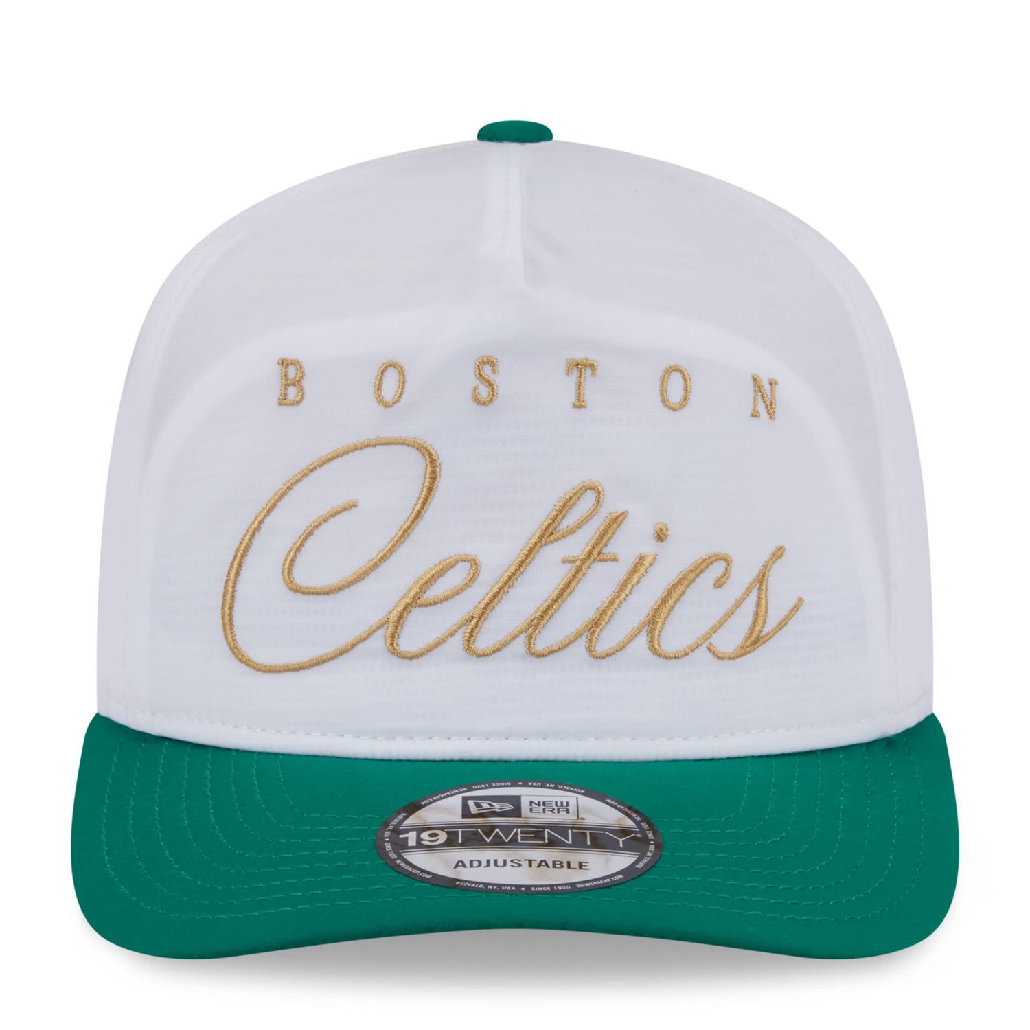 New Era Kelly Green Boston Celtics 2025 NBA Draft On-Stage Nylon 19TWENTY Adjustable Hat - view number 2