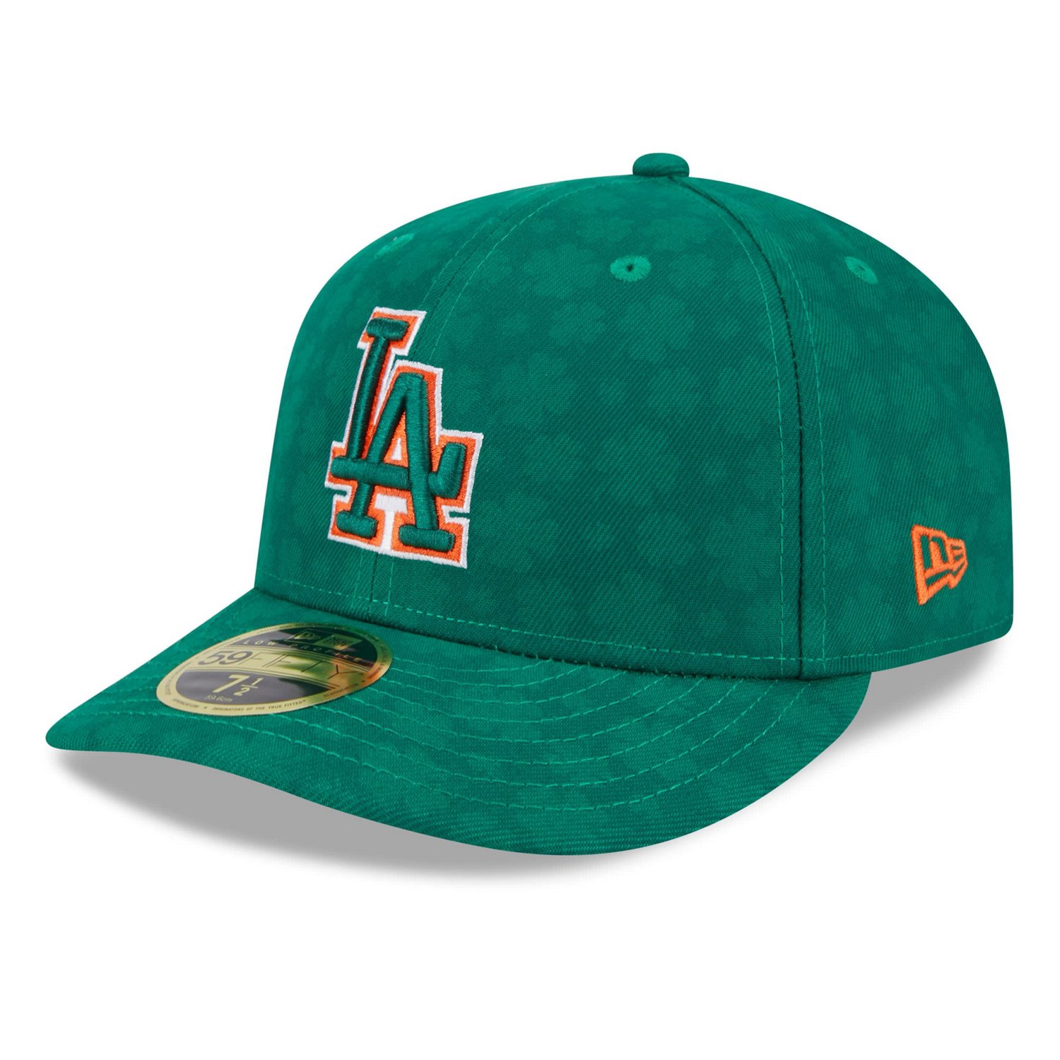New Era Kelly Los Angeles Dodgers St Patrick's Day Low Profile 59FIFTY Fitted Hat                                                - view number 1
