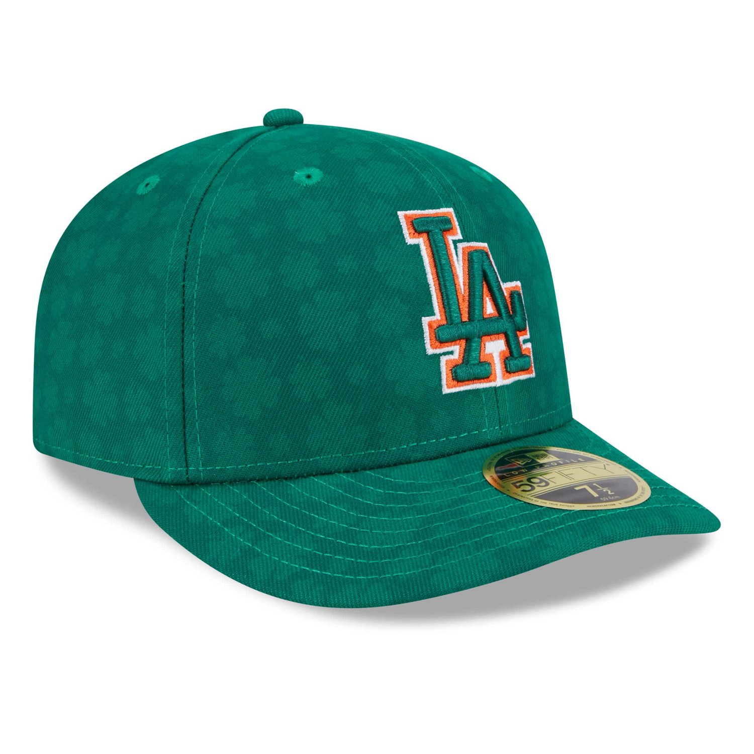 New Era Kelly Los Angeles Dodgers St Patrick's Day Low Profile 59FIFTY Fitted Hat                                                - view number 3
