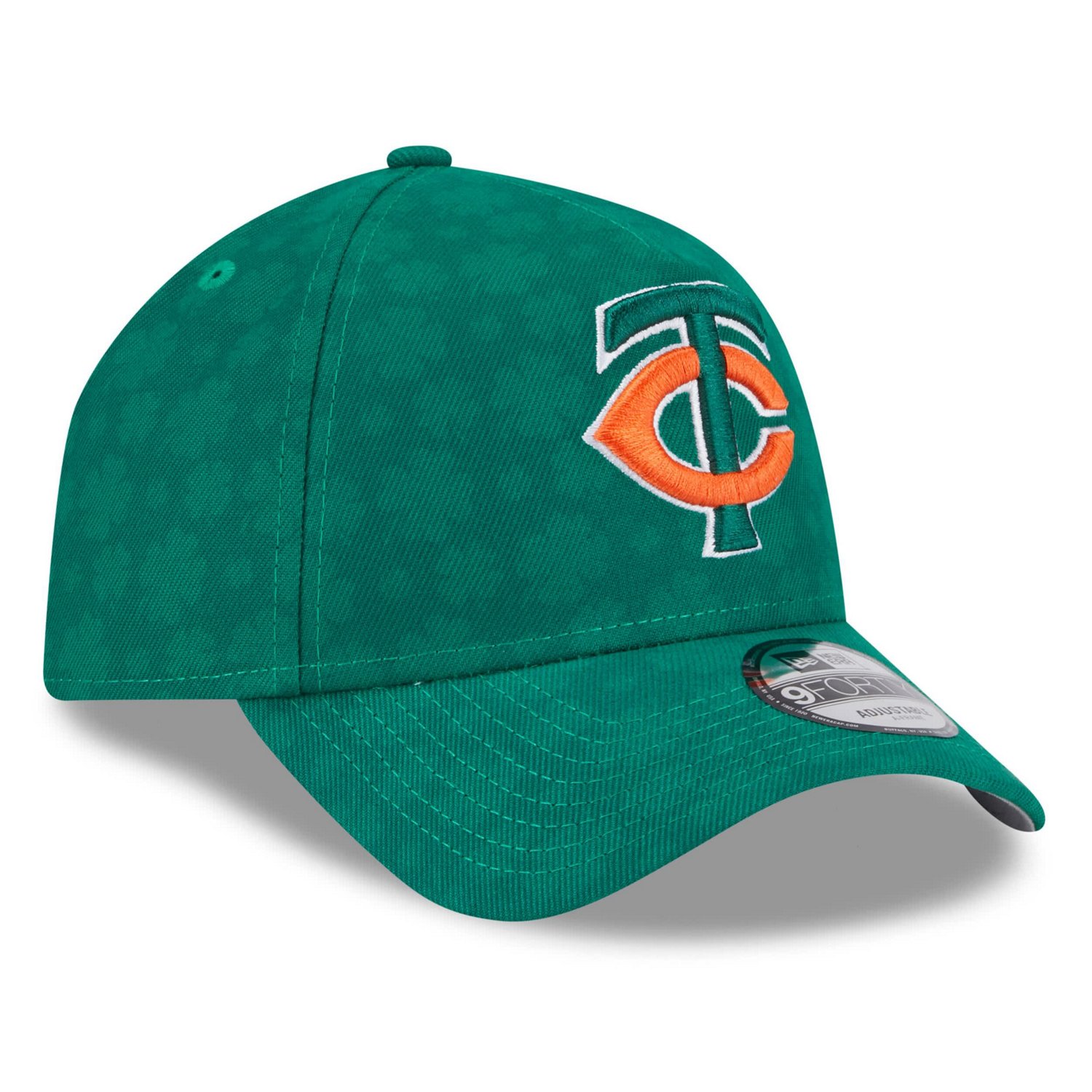 New Era Kelly Minnesota Twins St Patrick's Day A-Frame 9FORTY Adjustable Hat