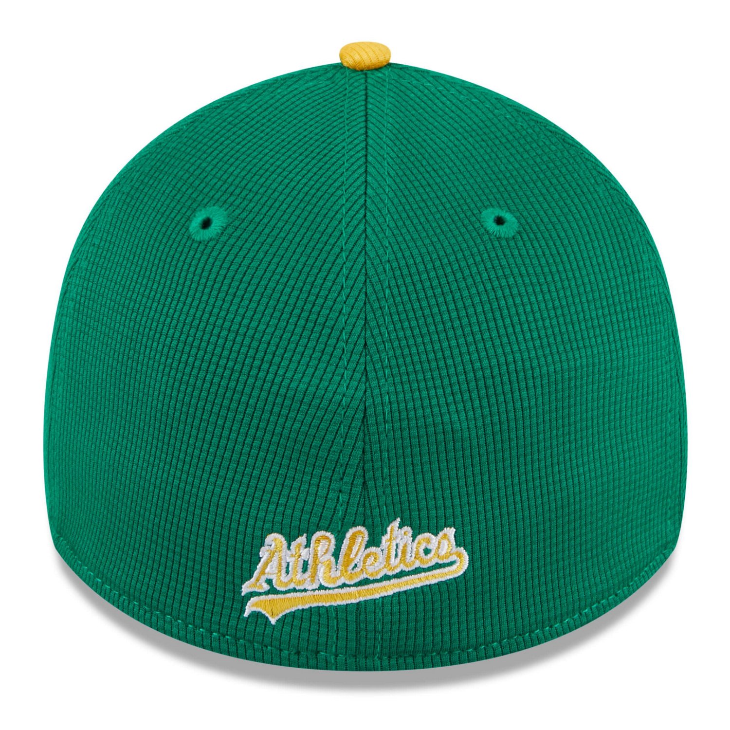 New Era Kelly Oakland Athletics 2024 Batting Practice 39THIRTY Flex Hat                                                          - view number 4