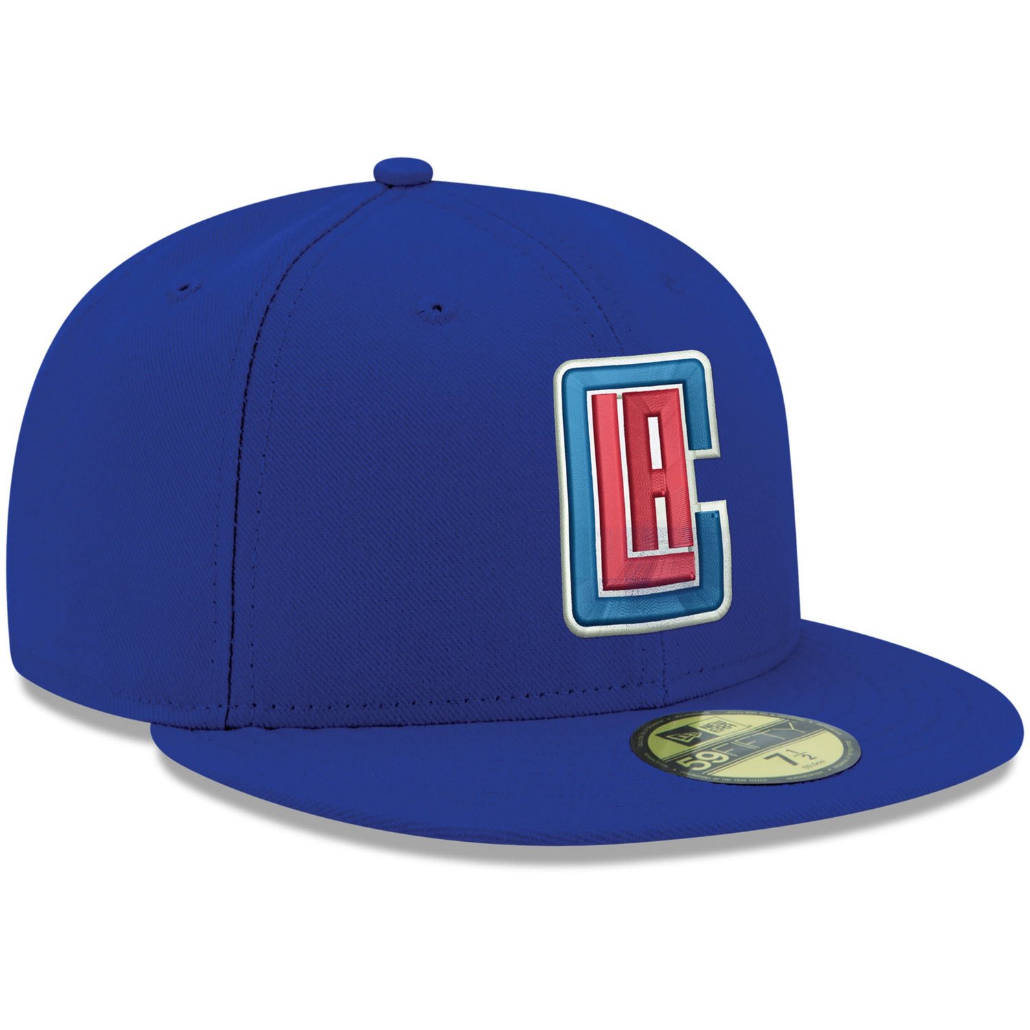 New Era LA Clippers Official Team Color 59FIFTY Fitted Hat                                                                       - view number 3