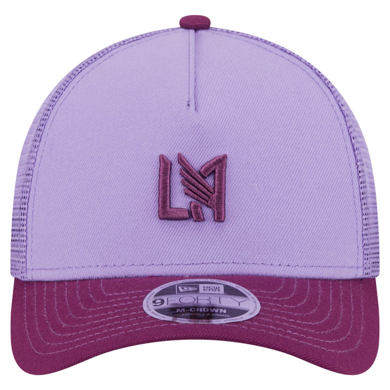 New Era LAFC Color Pack 9FORTY A-Frame Adjustable Trucker Hat - view number 2