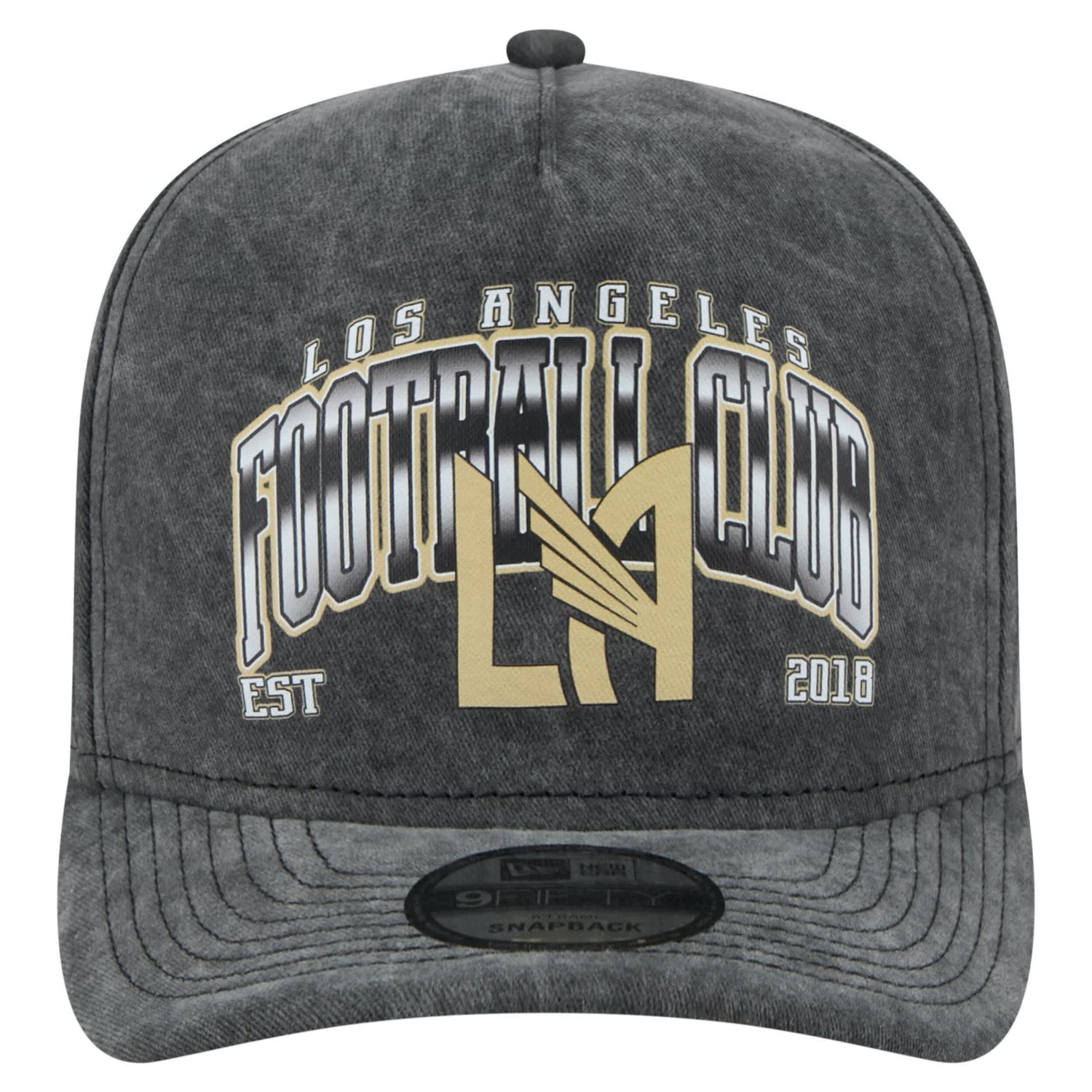 New Era LAFC Washed 9FIFTY A-Frame Adjustable Hat - view number 2