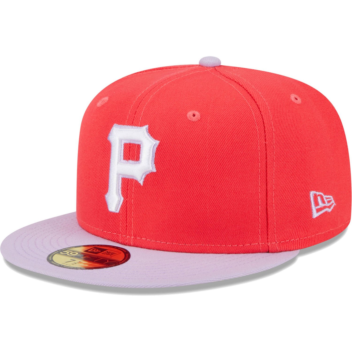 New Era /Lavender Pittsburgh Pirates Spring Color Two-Tone 59FIFTY Fitted Hat                                                    - view number 1