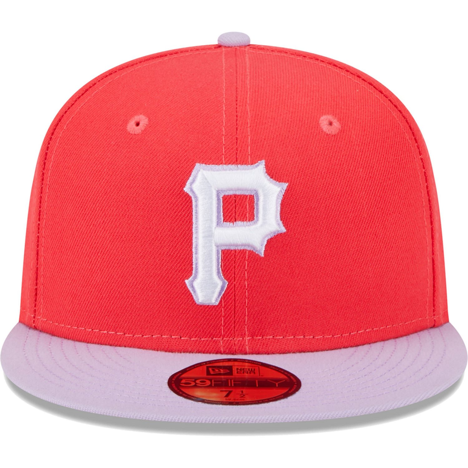 New Era /Lavender Pittsburgh Pirates Spring Color Two-Tone 59FIFTY Fitted Hat                                                    - view number 2