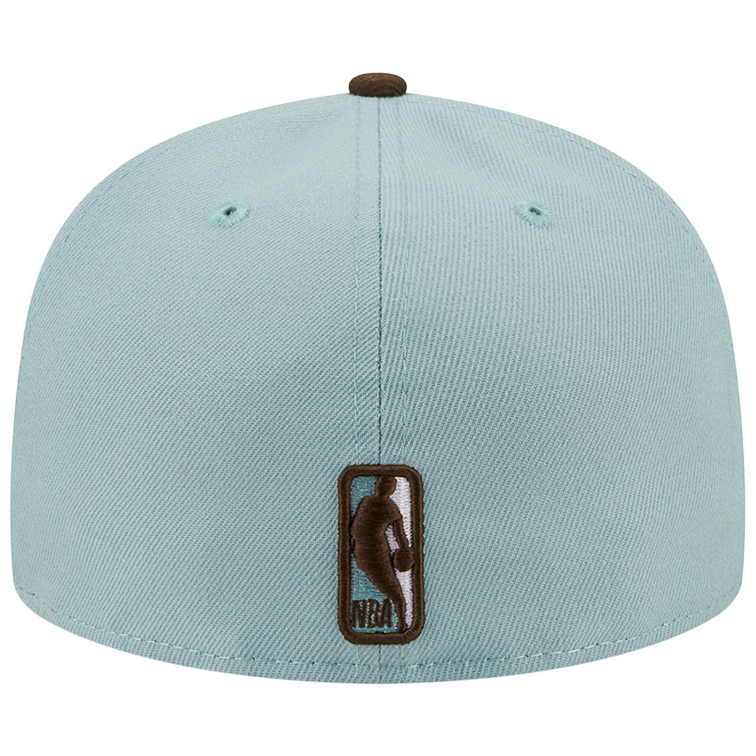 New Era Light /Brown Philadelphia 76ers Two-Tone 59FIFTY Fitted Hat - view number 4