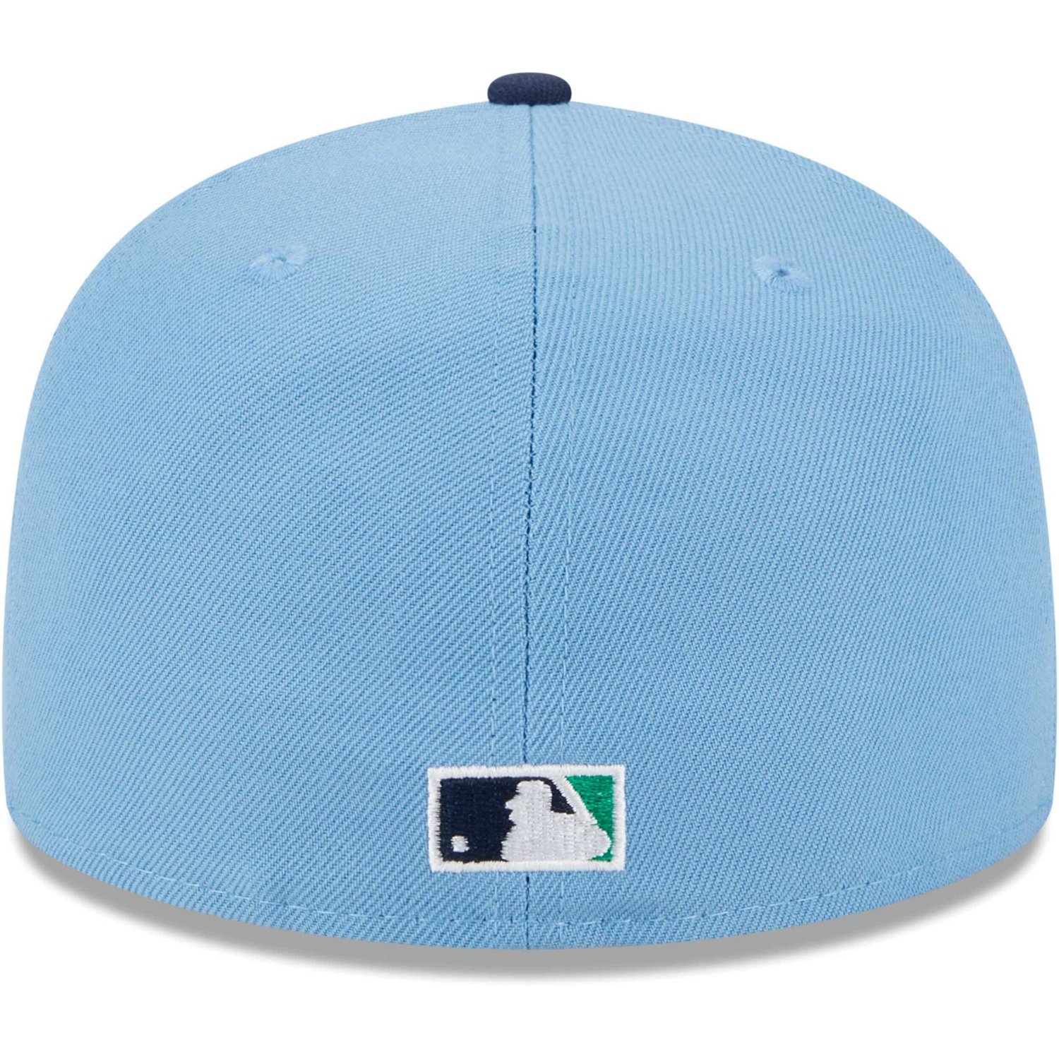 New Era Light /Navy Boston Red Sox Green Undervisor 59FIFTY Fitted Hat