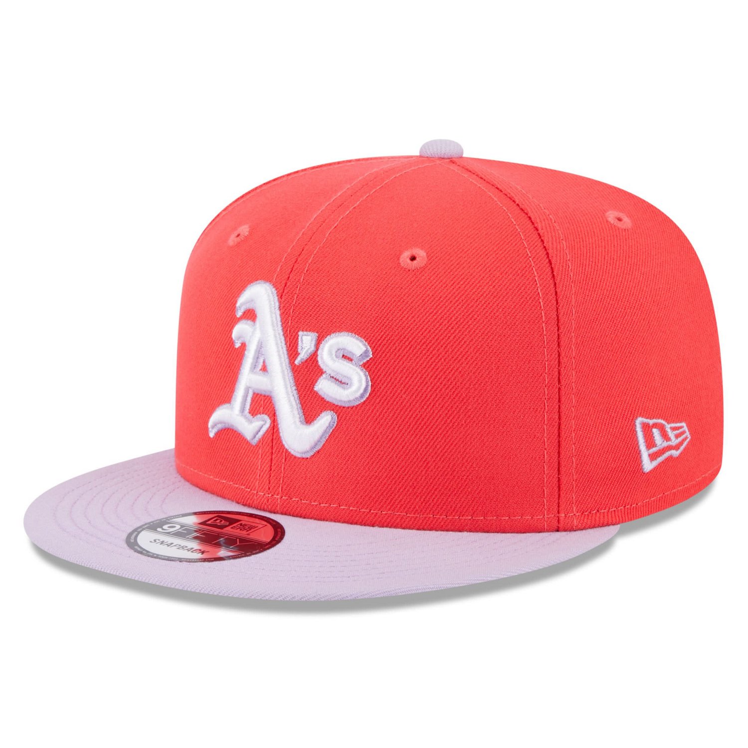 New Era Light /Red Oakland Athletics Spring Basic Two-Tone 9FIFTY Snapback Hat